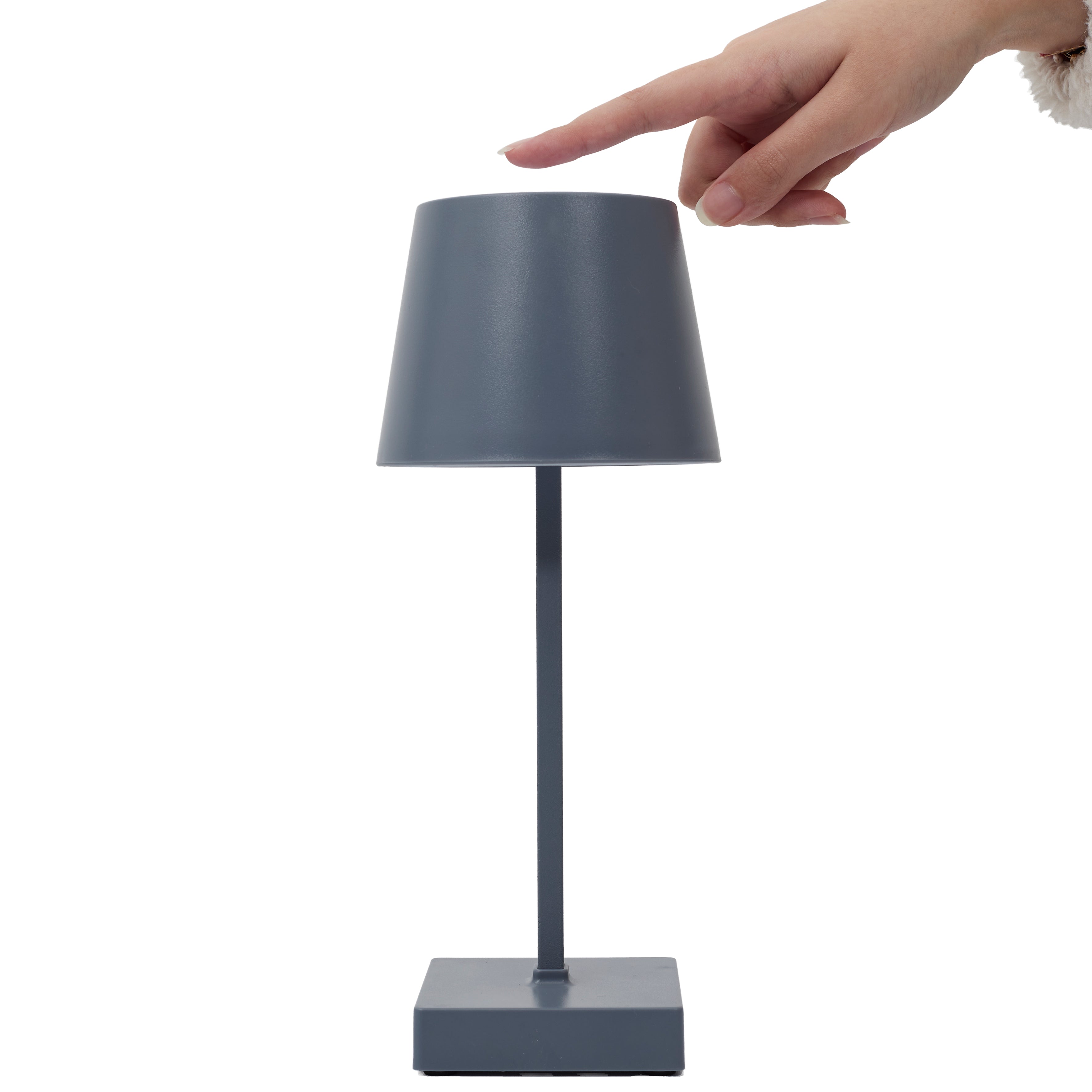 LAMPE LED DE TABLE TACTILE GRIS
