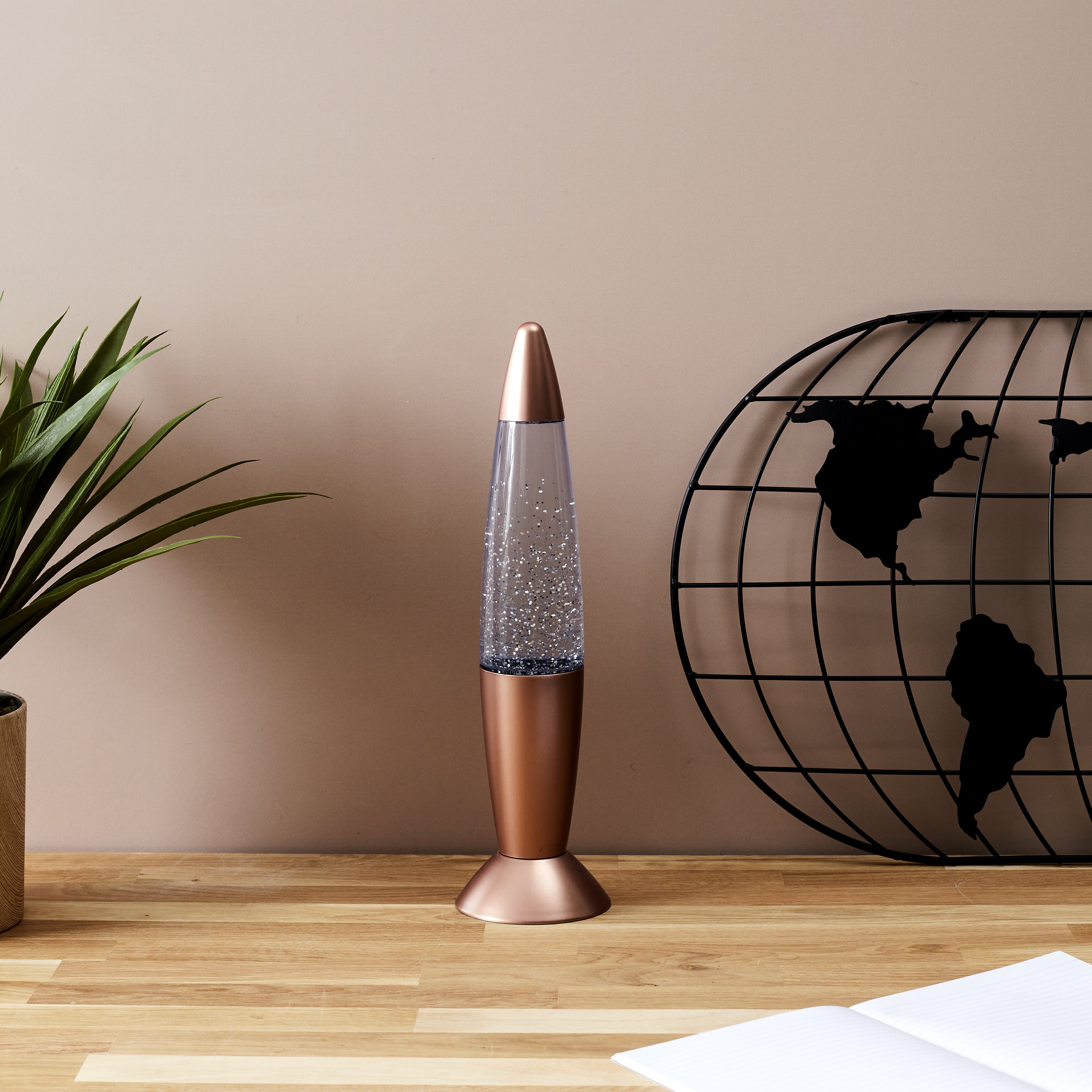 LAMPE DECO A PAILLETTES H9.5CM