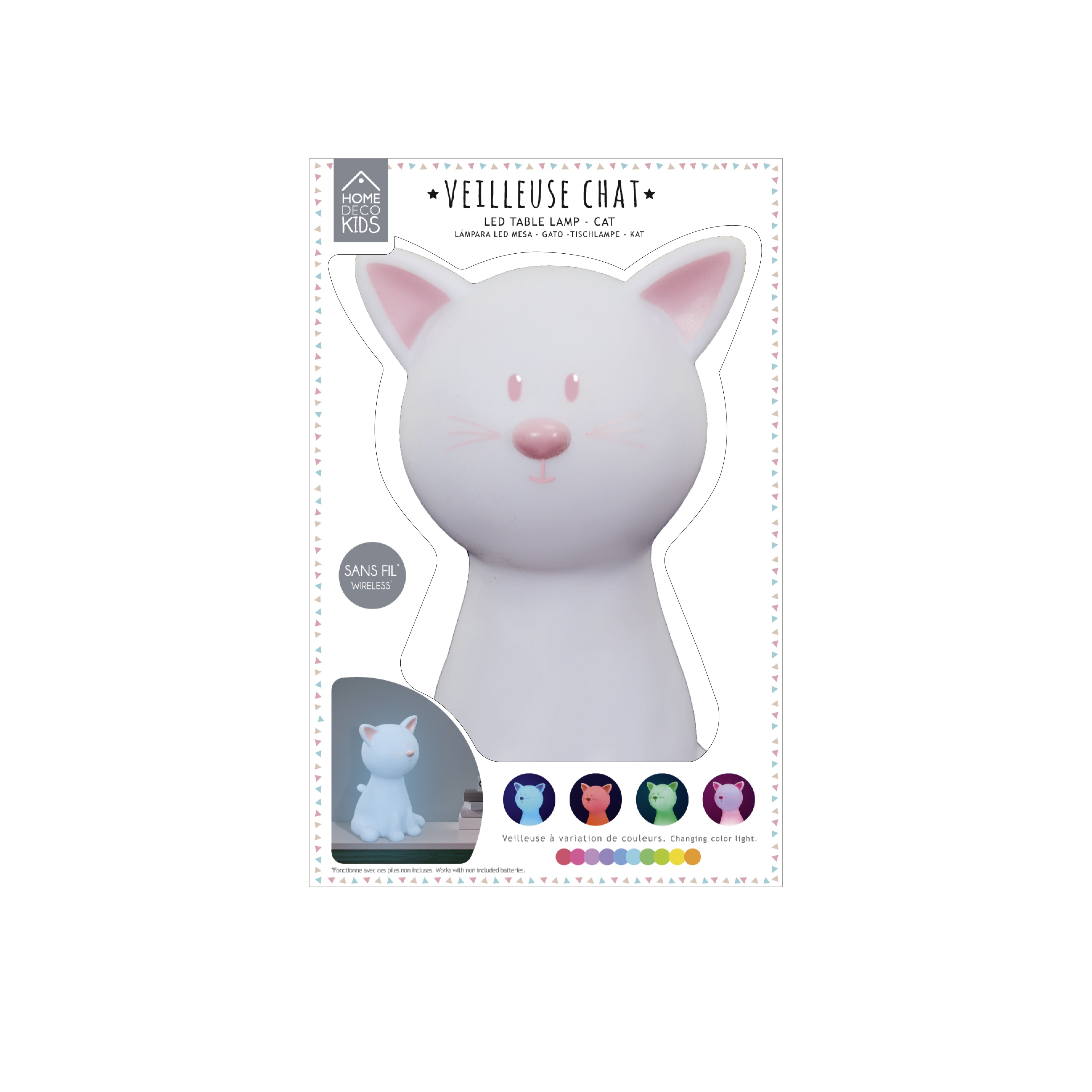 LAMPE VEILLEUSE CHAT