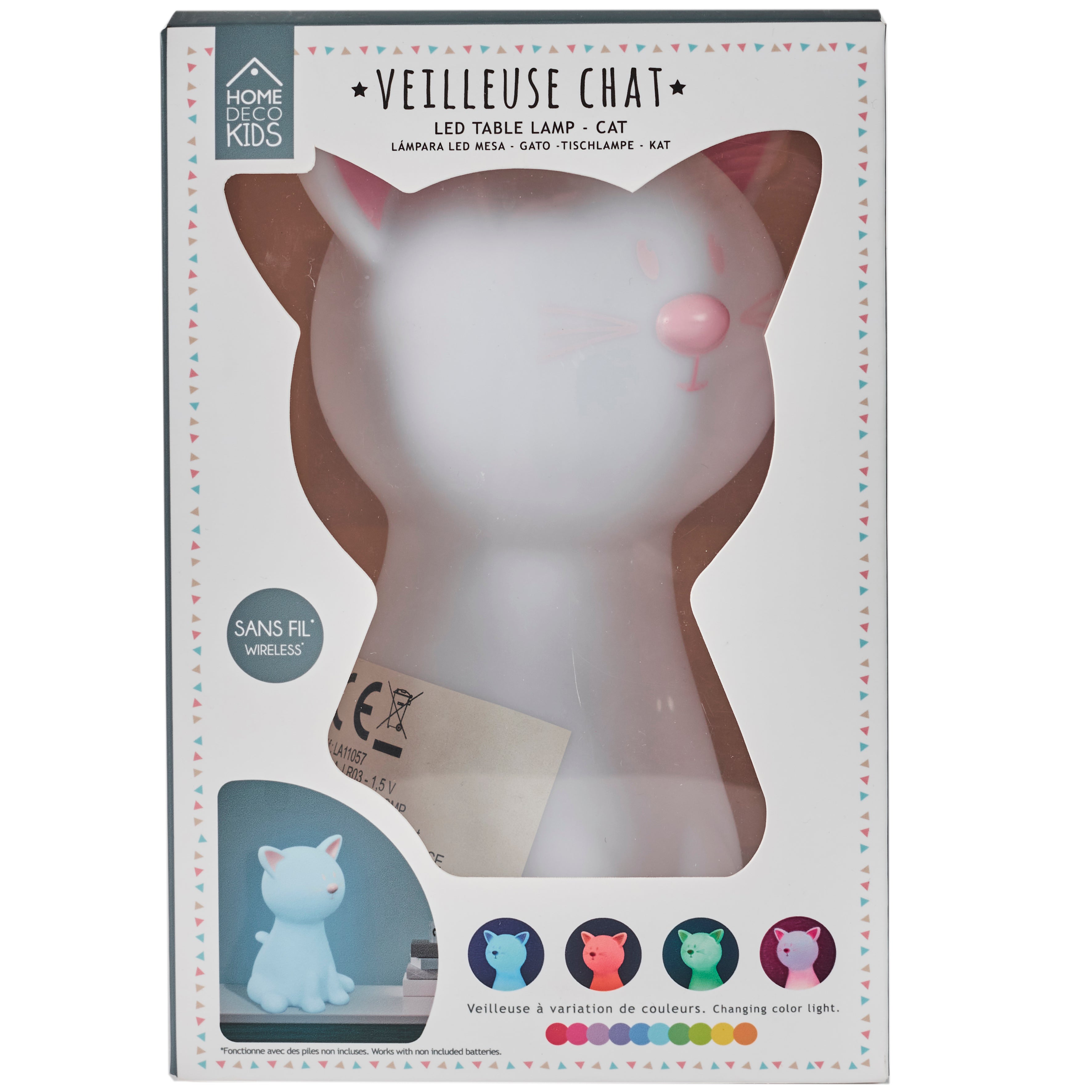 LAMPE VEILLEUSE CHAT
