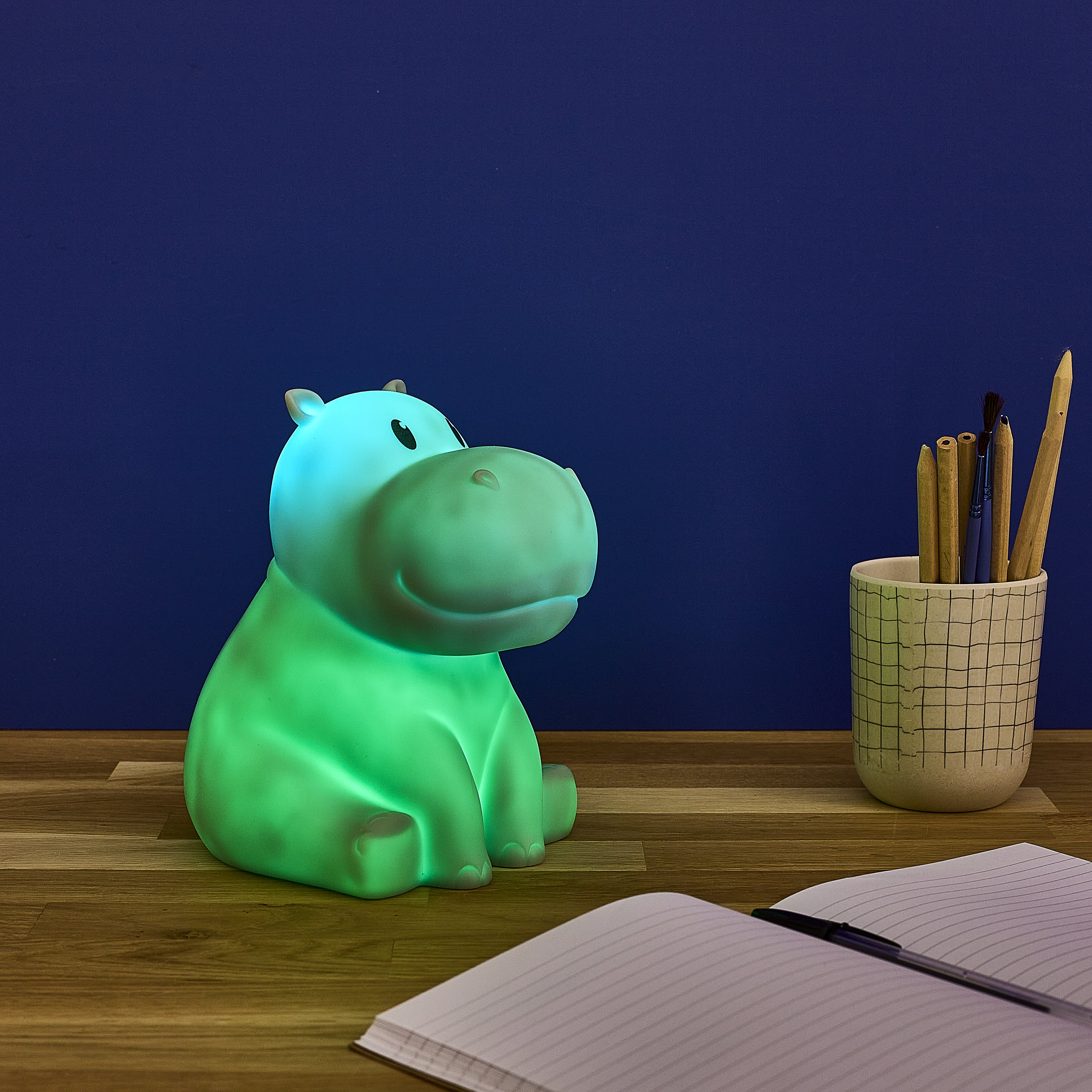 LAMPE VEILLEUSE HIPPOPOTAME