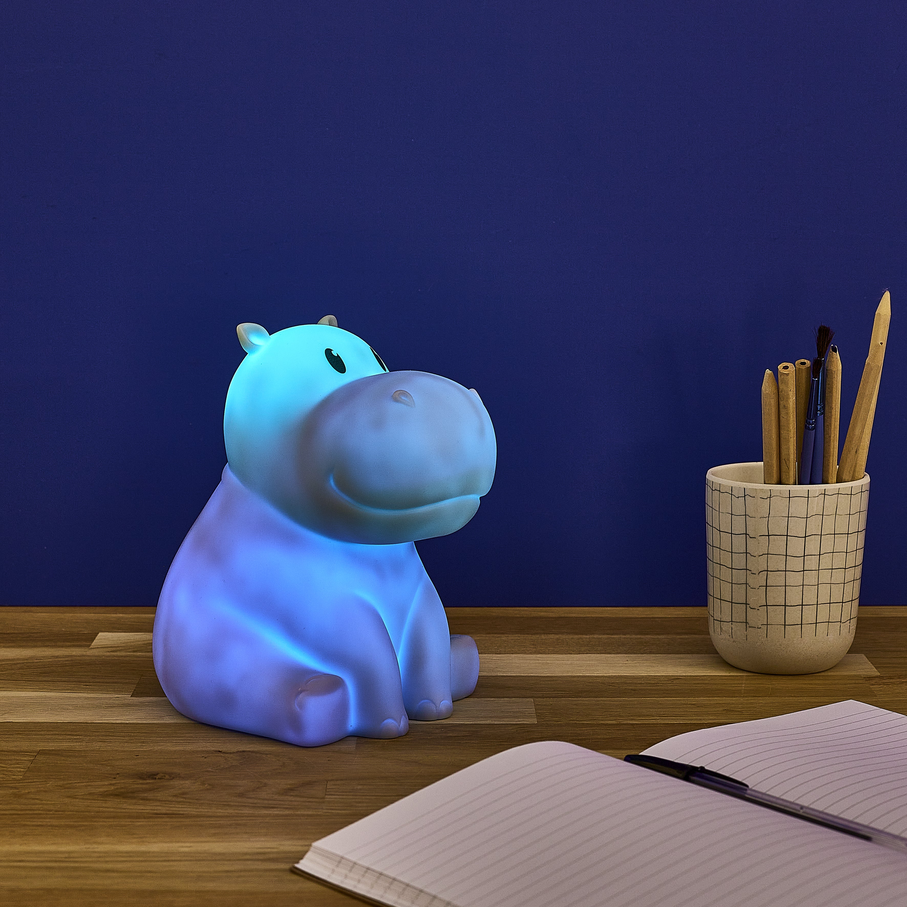LAMPE VEILLEUSE HIPPOPOTAME