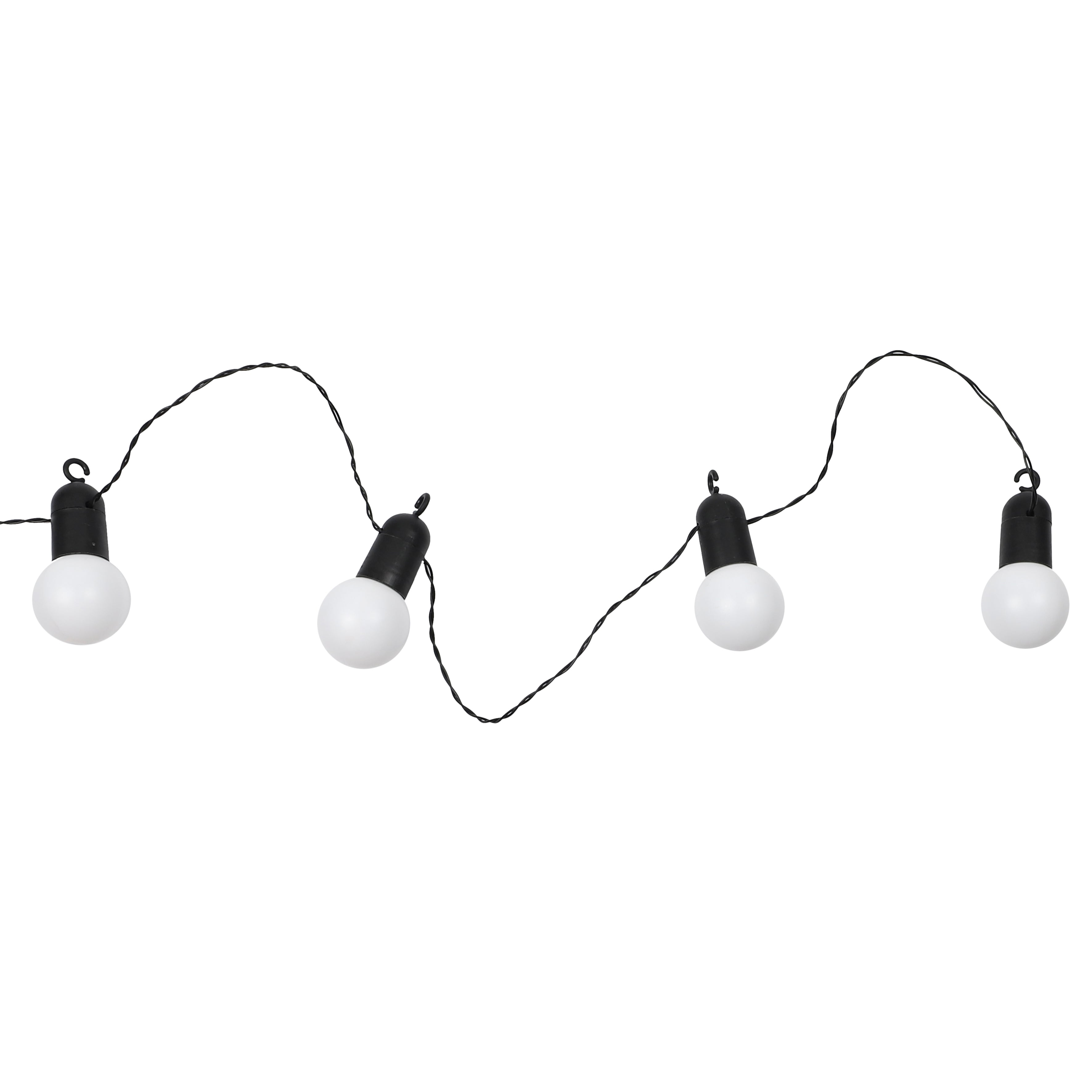 GUIRLANDE AMPOULES BLANCHES 20 LEDS 5M70