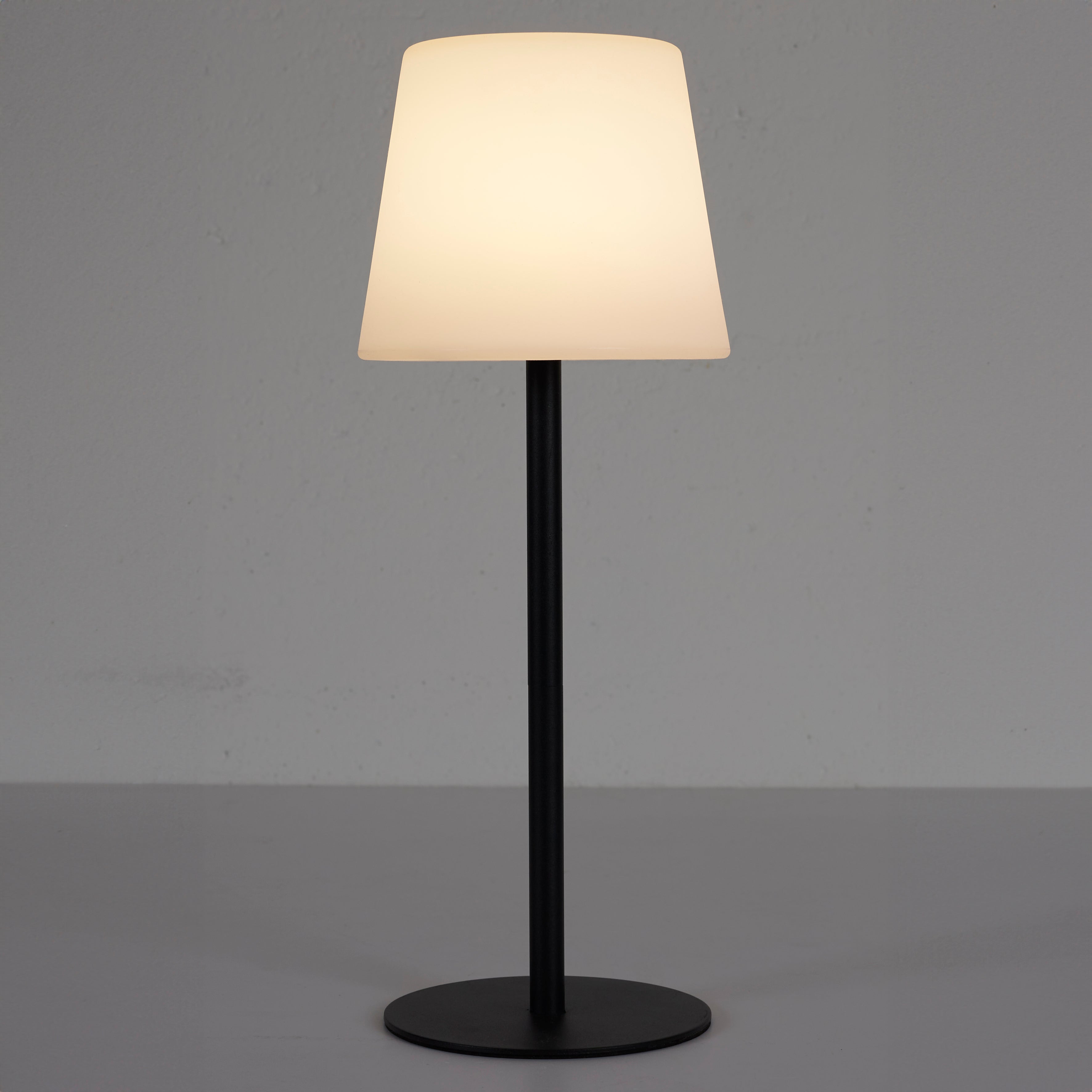 LAMPE INT EXT RECHARGEABLE USB IP65 H40CM NOIR