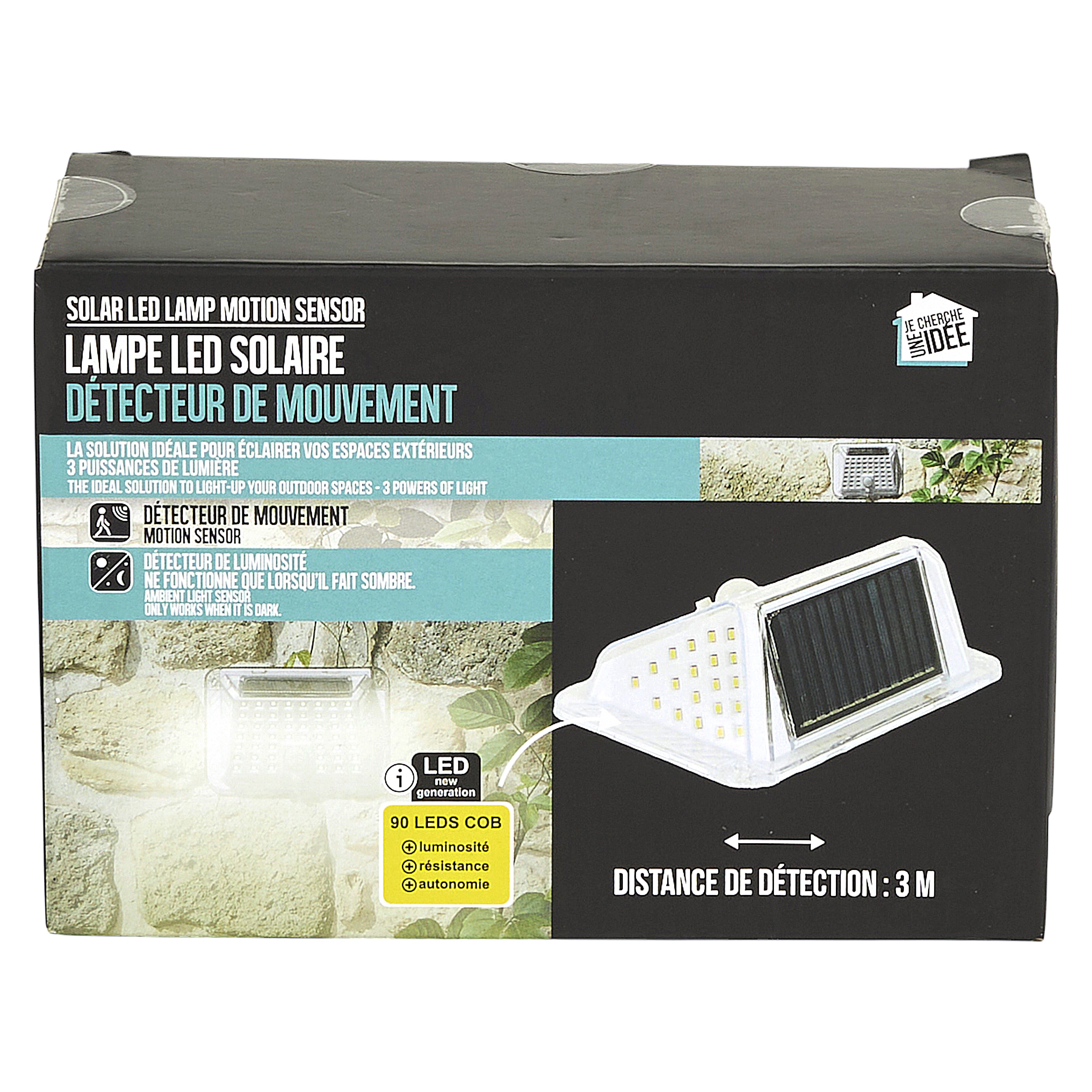LUMINAIRE SOLAIRE 90 LEDS COB