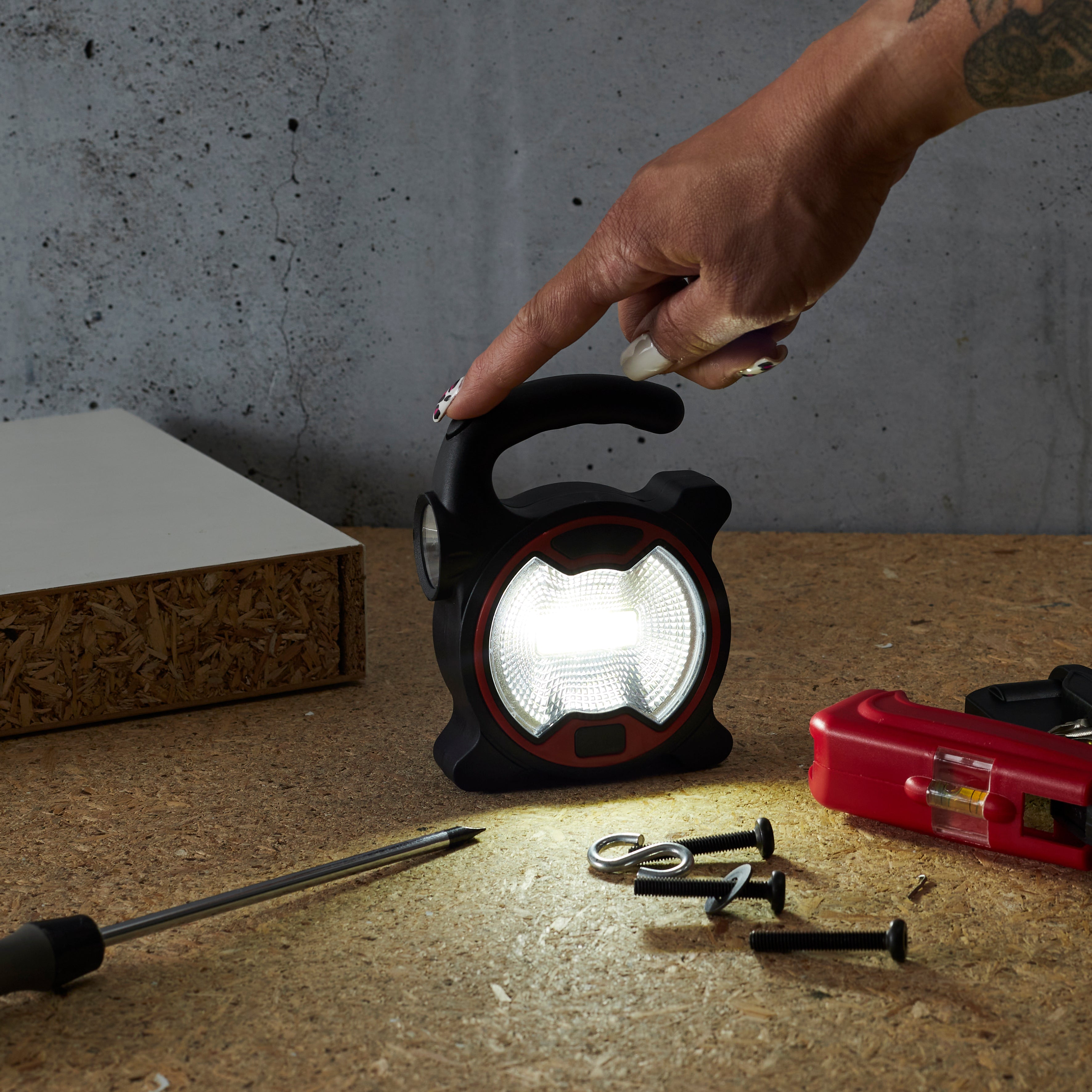 LUMINAIRE COB UTILITAIRE 2 MODES