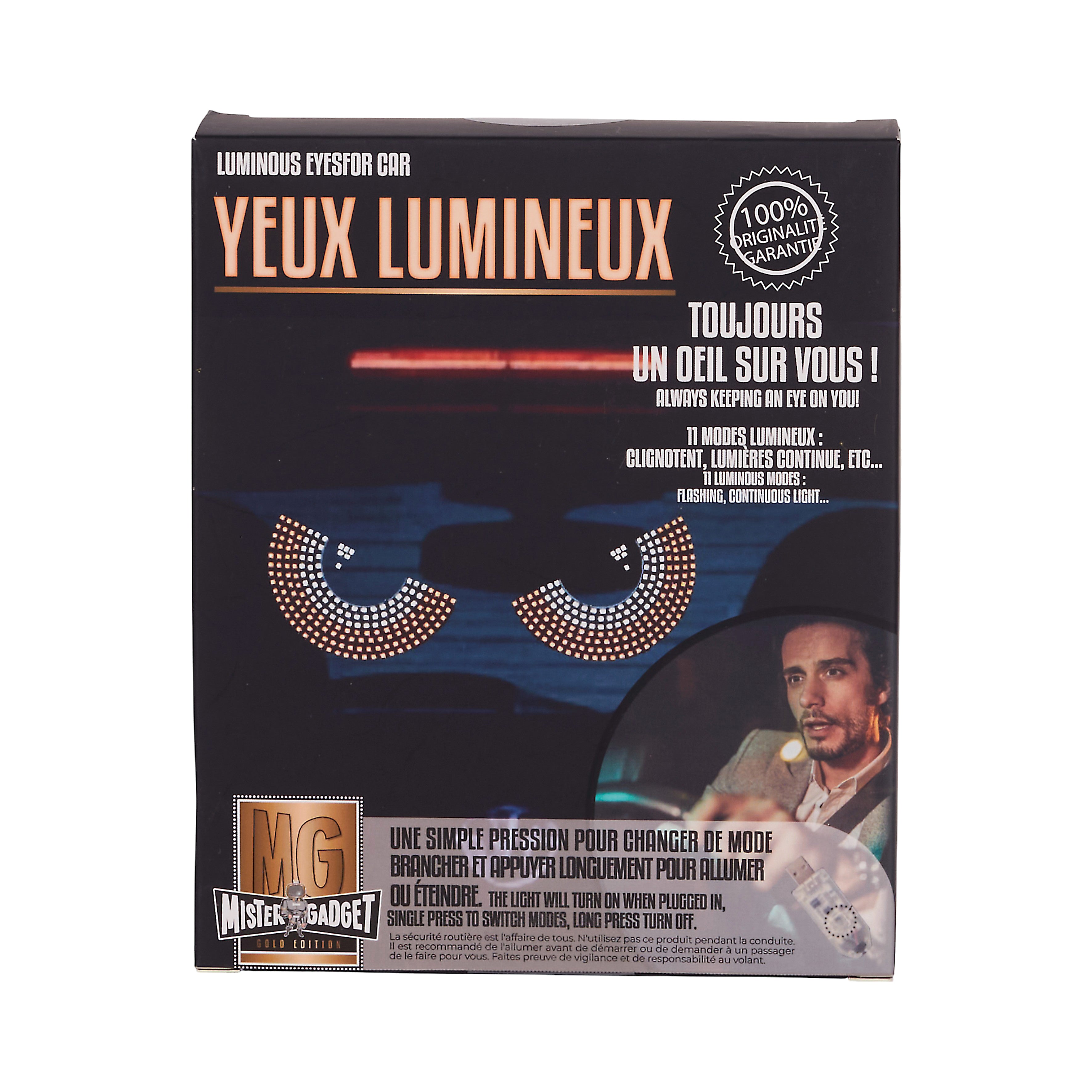 YEUX LUMINEUX POUR VOITURE USB