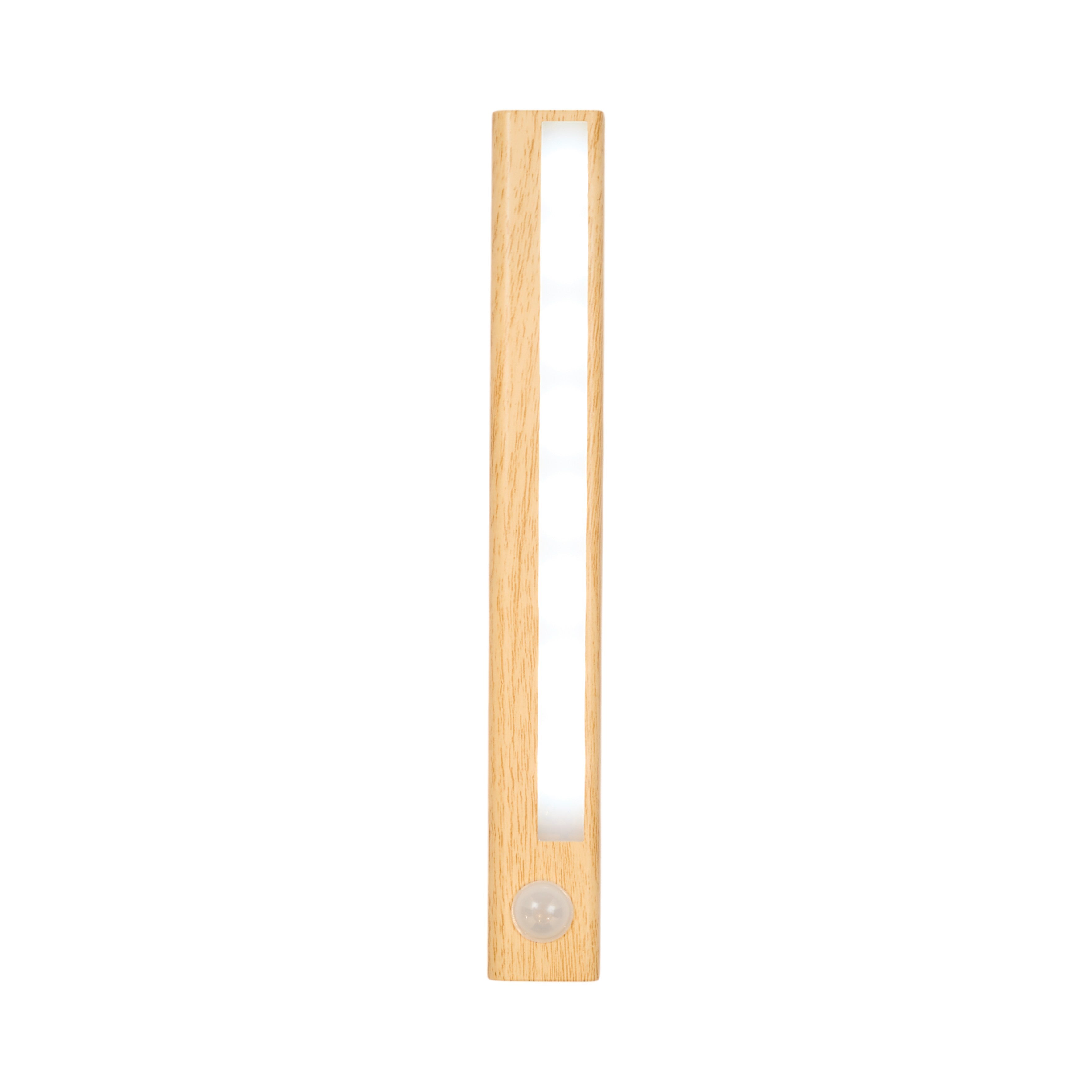 LAMPE EFFET BOIS DETECTEUR MOUVEMENT A PILES