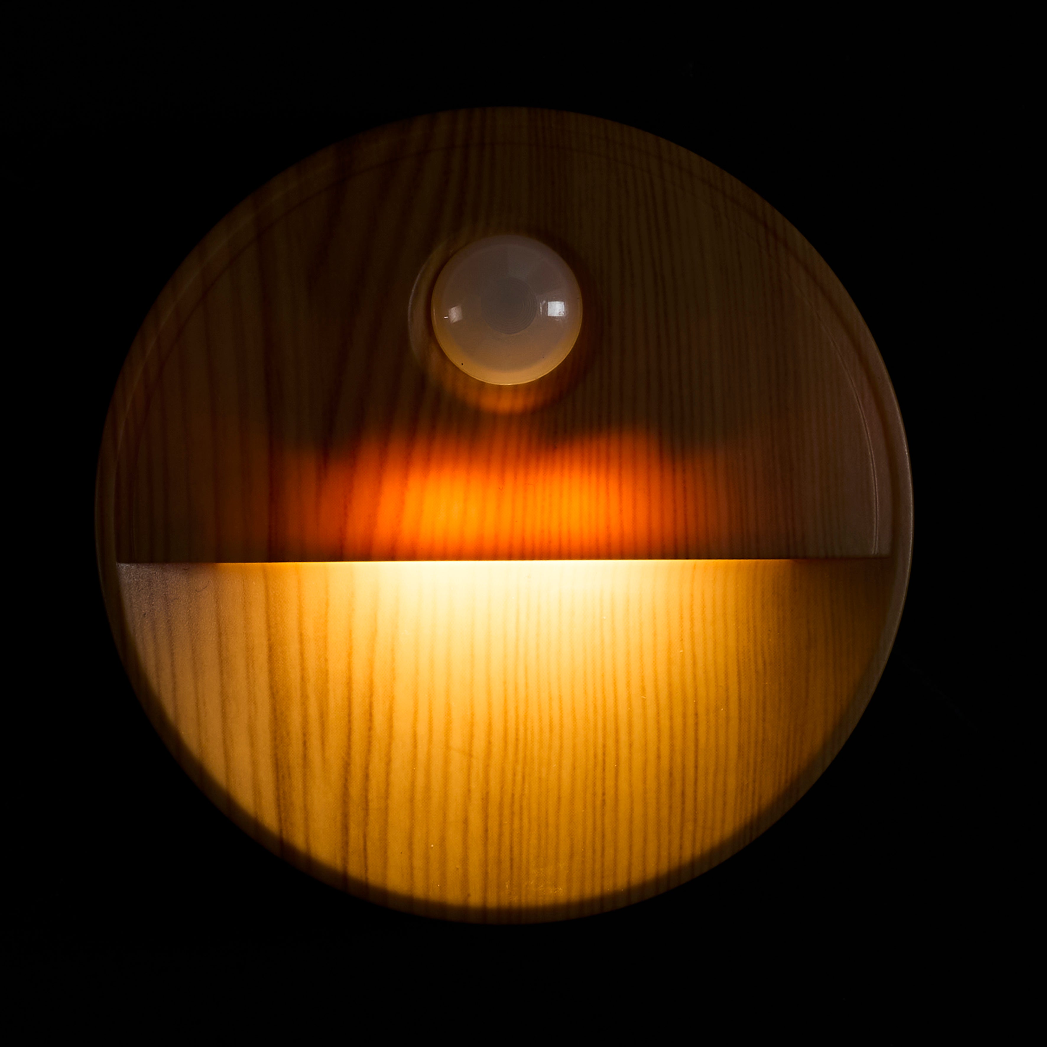 LAMPE EFFET BOIS DETECTEUR MOUVEMENT X2 PILE