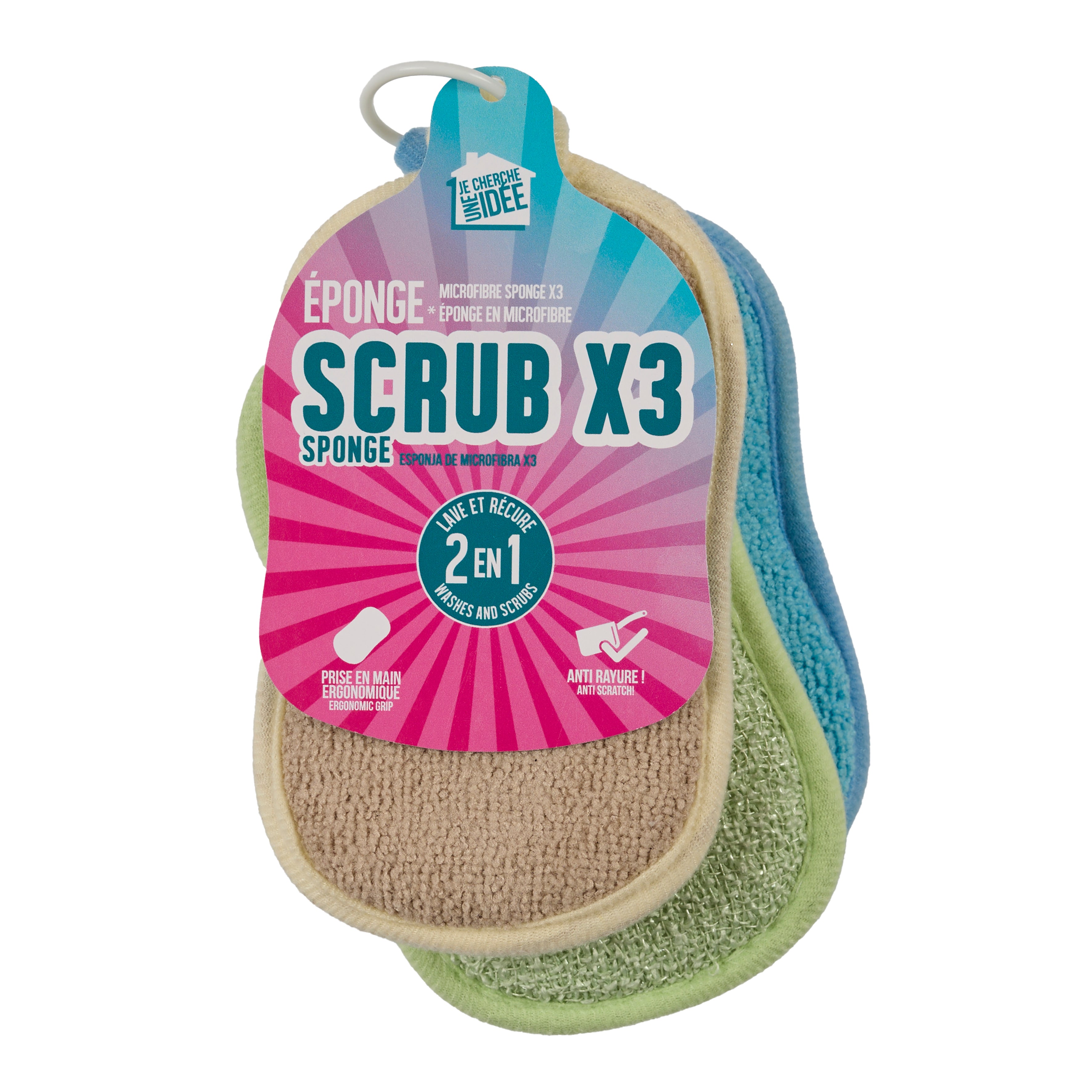 EPONGE MICROFIBRE X3