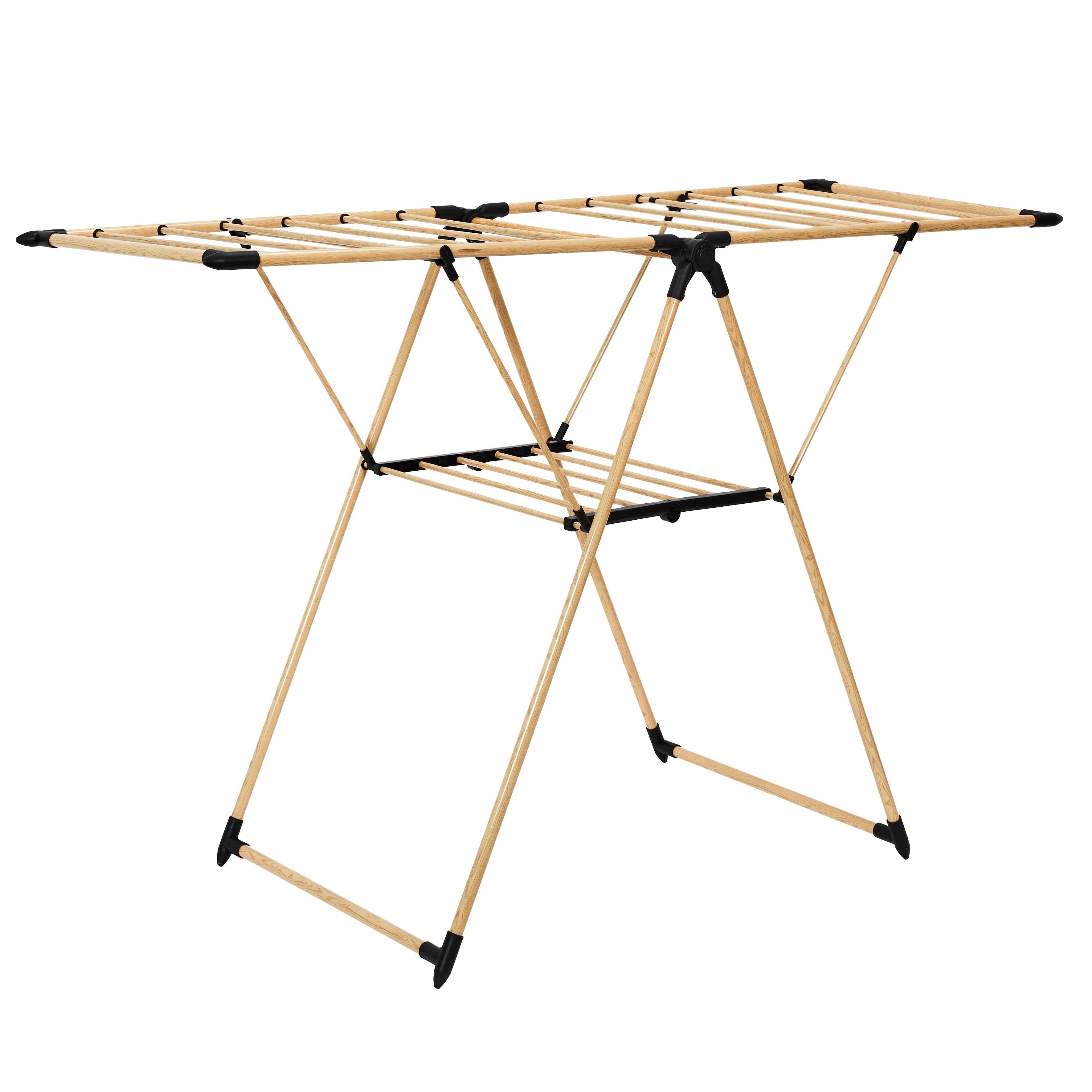 ETENDOIR A LINGE EFFET BOIS 13M ETENDAGE