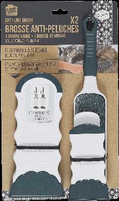 BROSSE ANTI PELUCHES X2