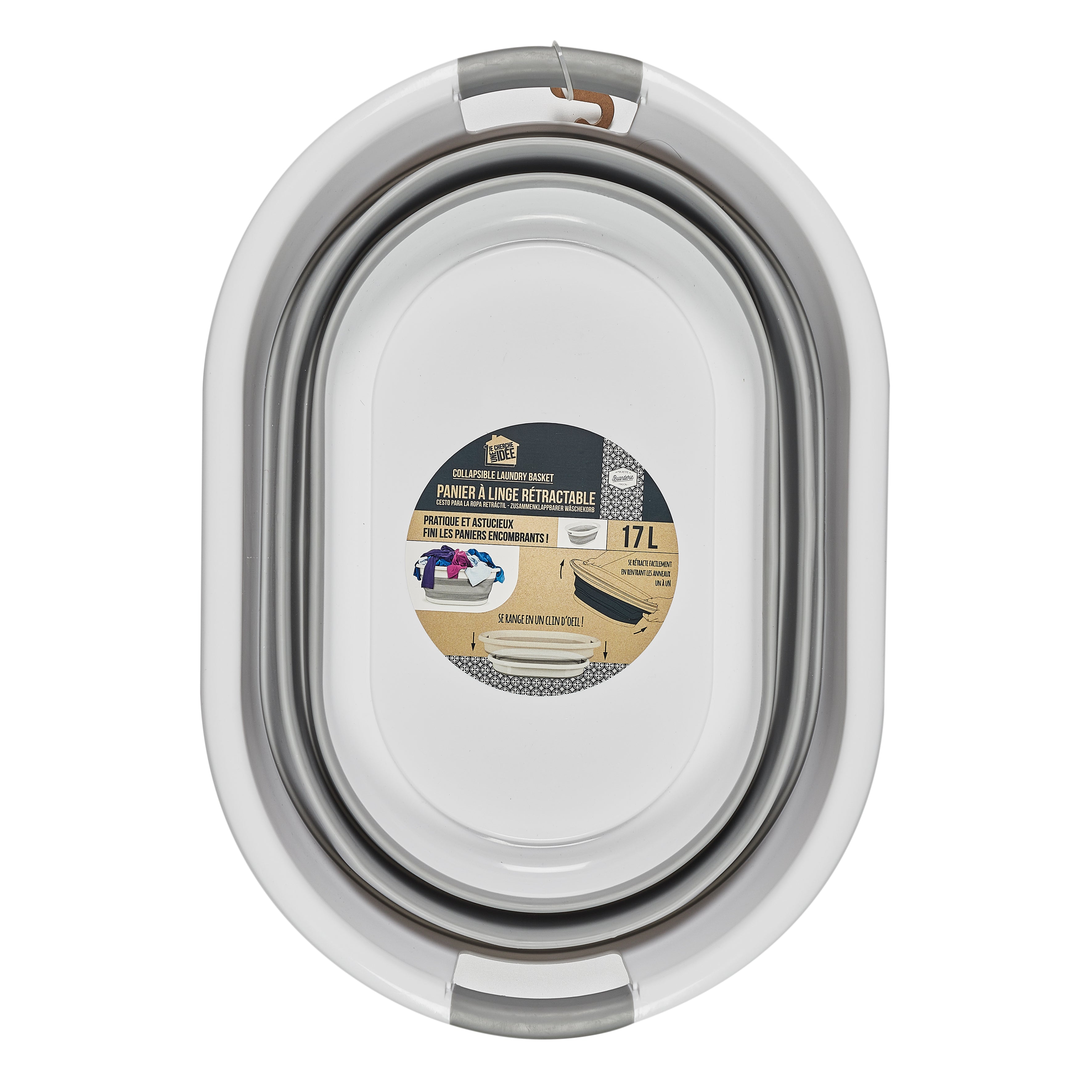 PANIER A LINGE RETRACTABLE 17L