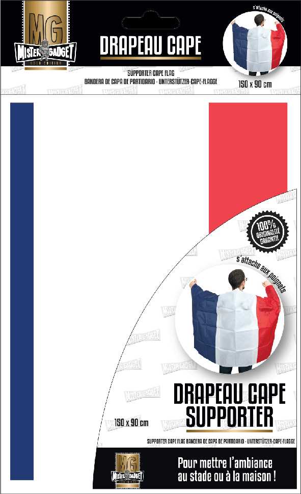 DRAPEAU FRANCAIS CAPE 90X150CM
