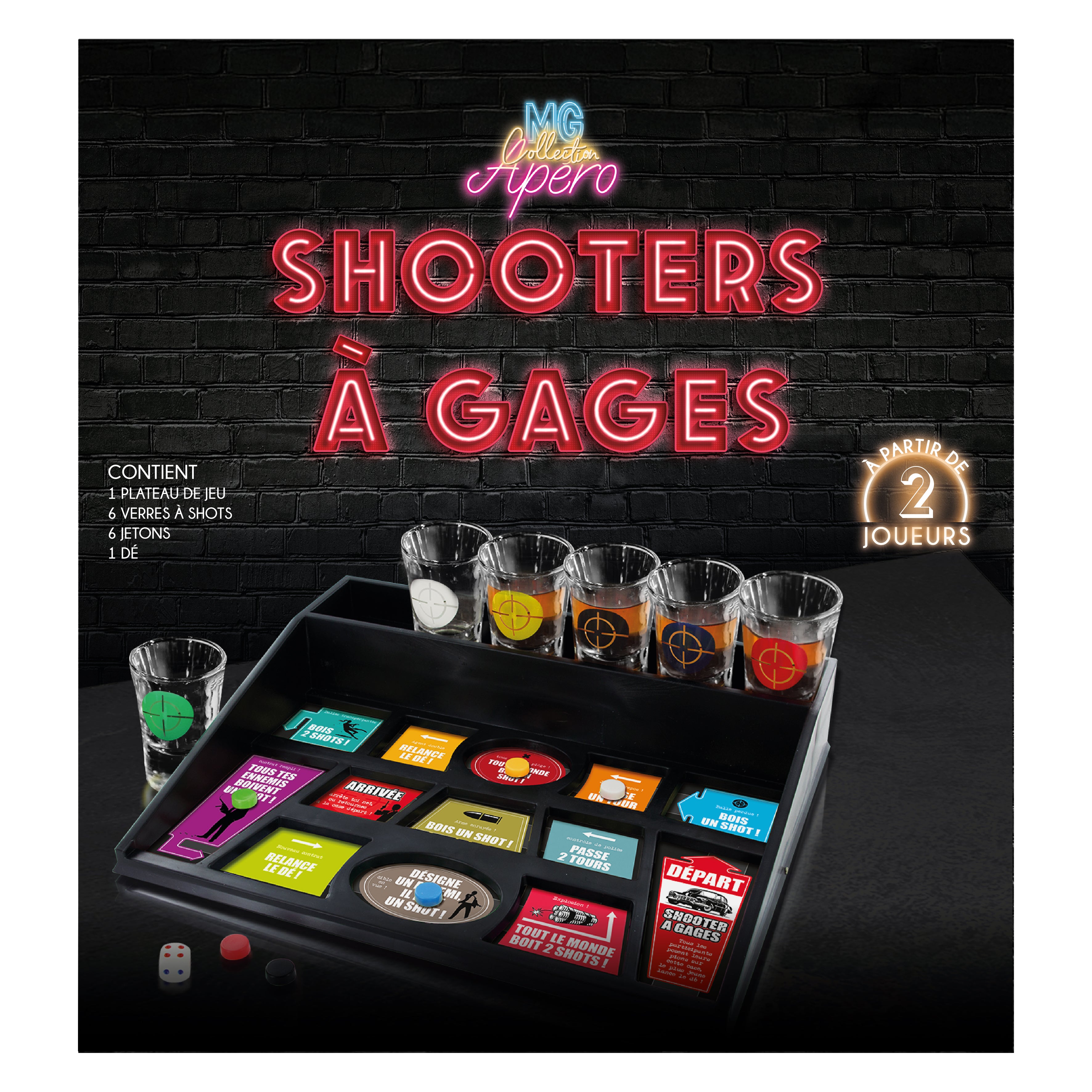 JEU A BOIRE SHOOTER A GAGES
