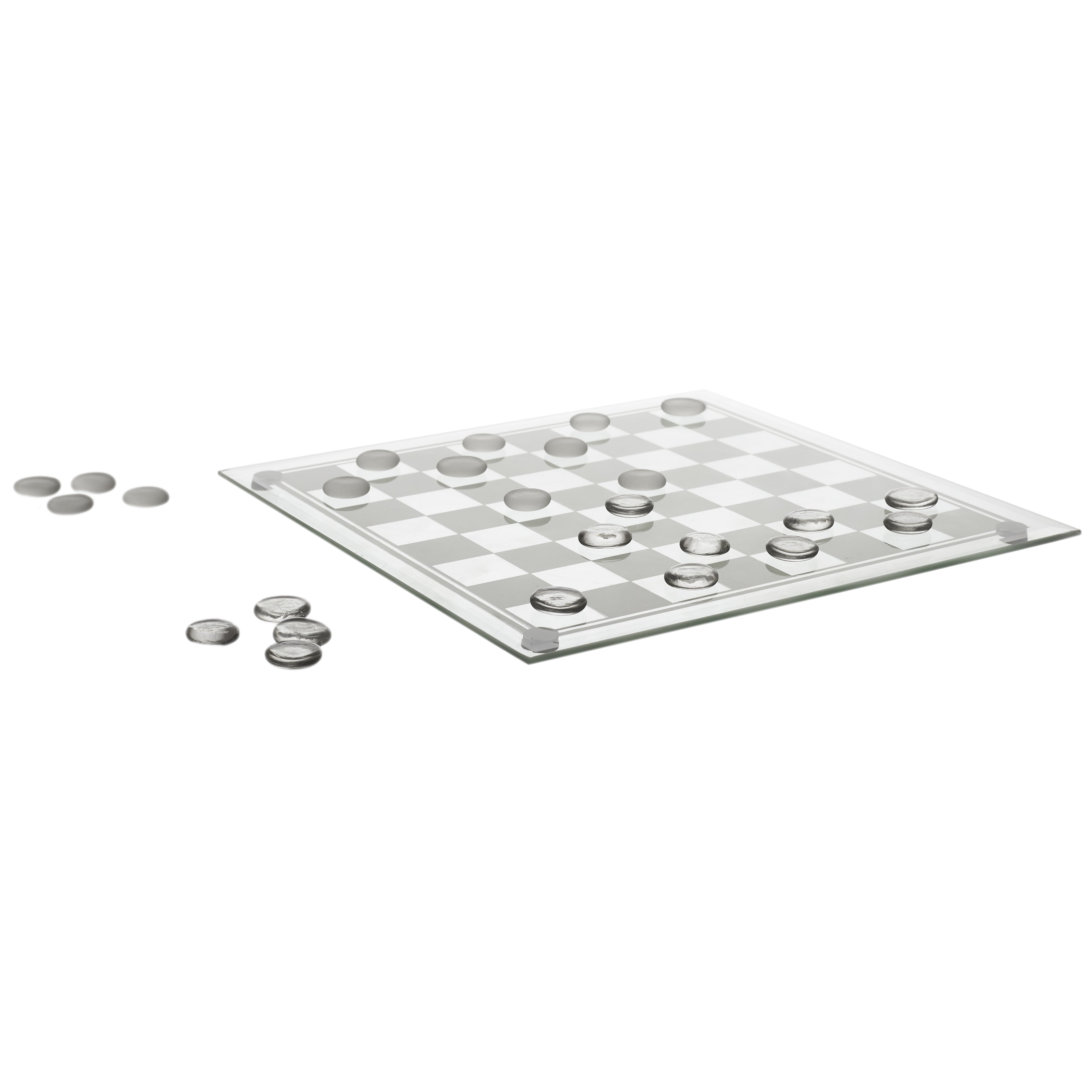 JEU DE DAMES EN VERRE