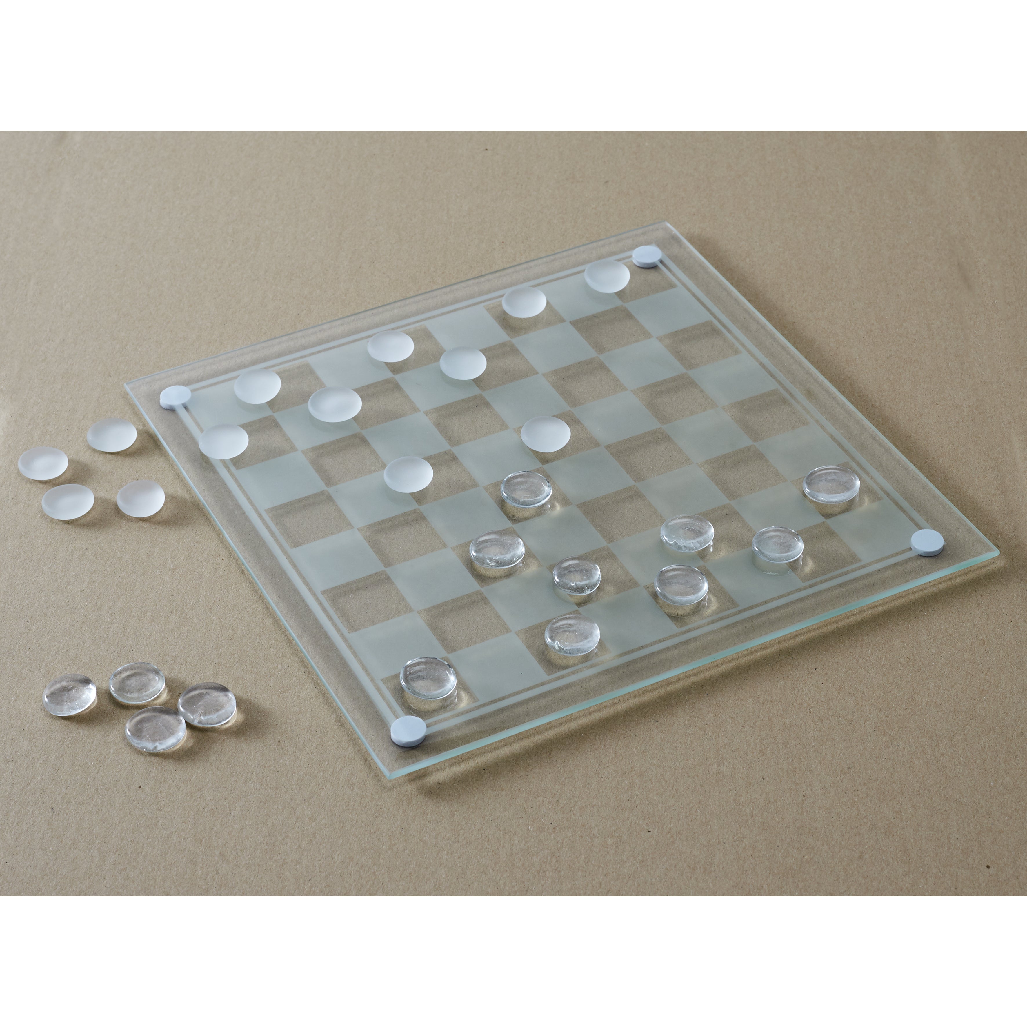 JEU DE DAMES EN VERRE