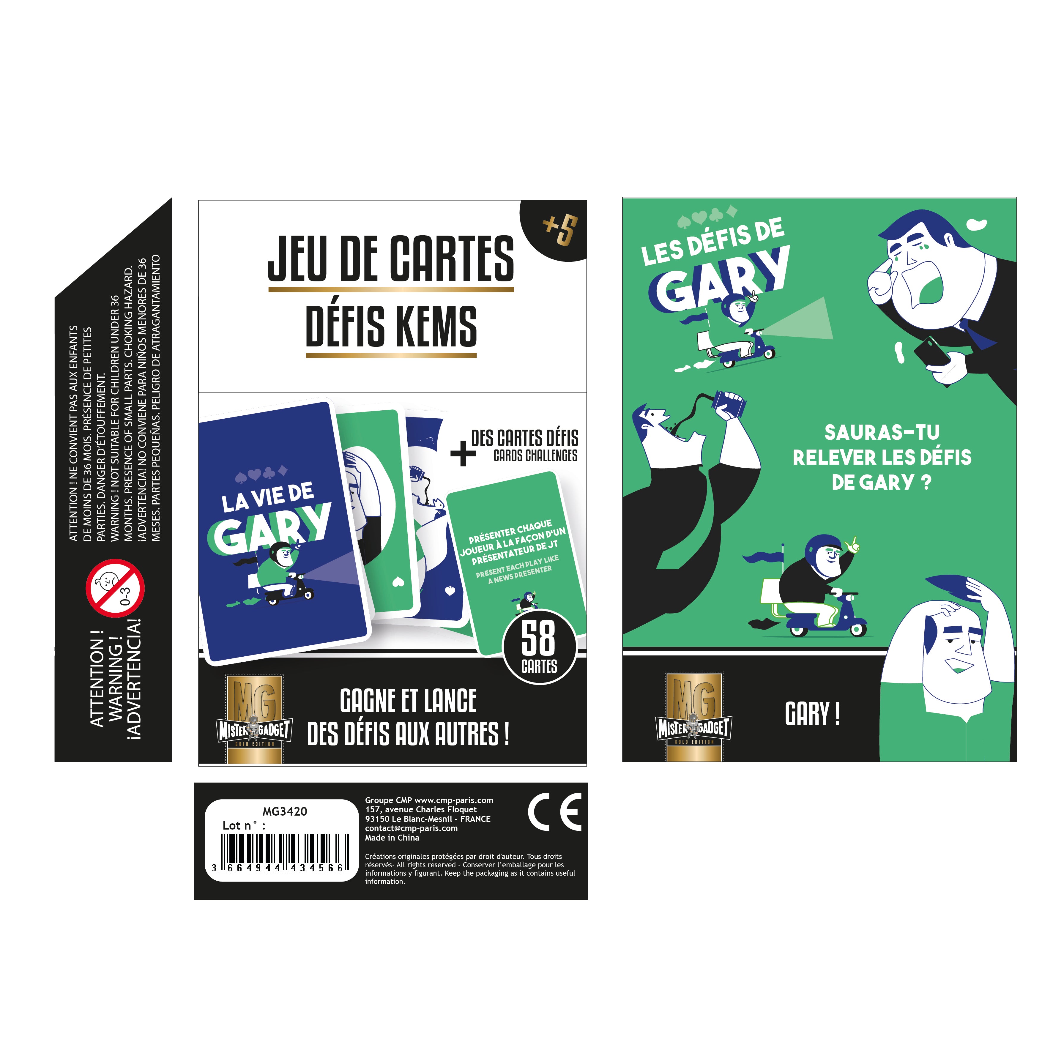 JEU DU KEMS 60 CARTES