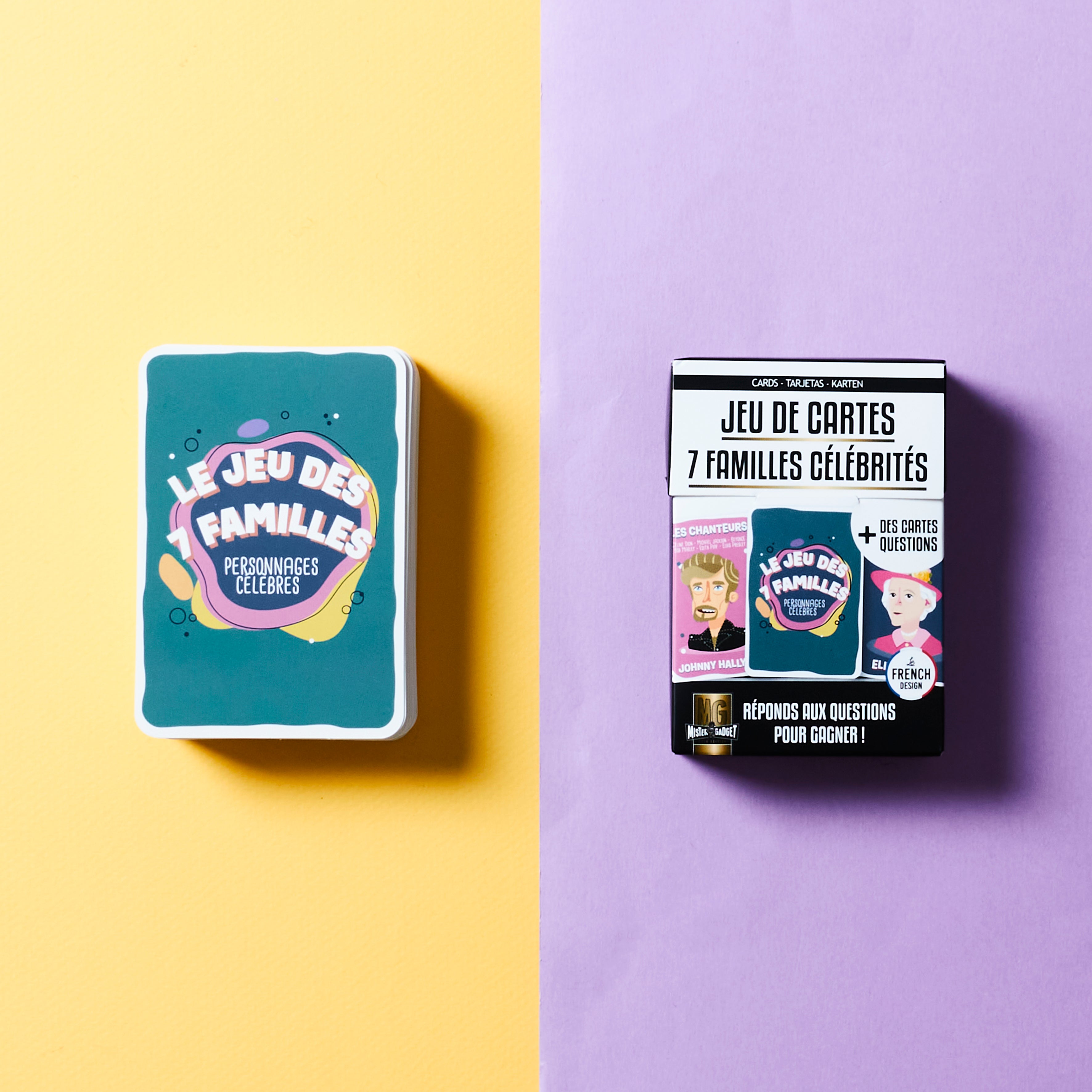 JEU DES 7 FAMILLES 60 CARTES