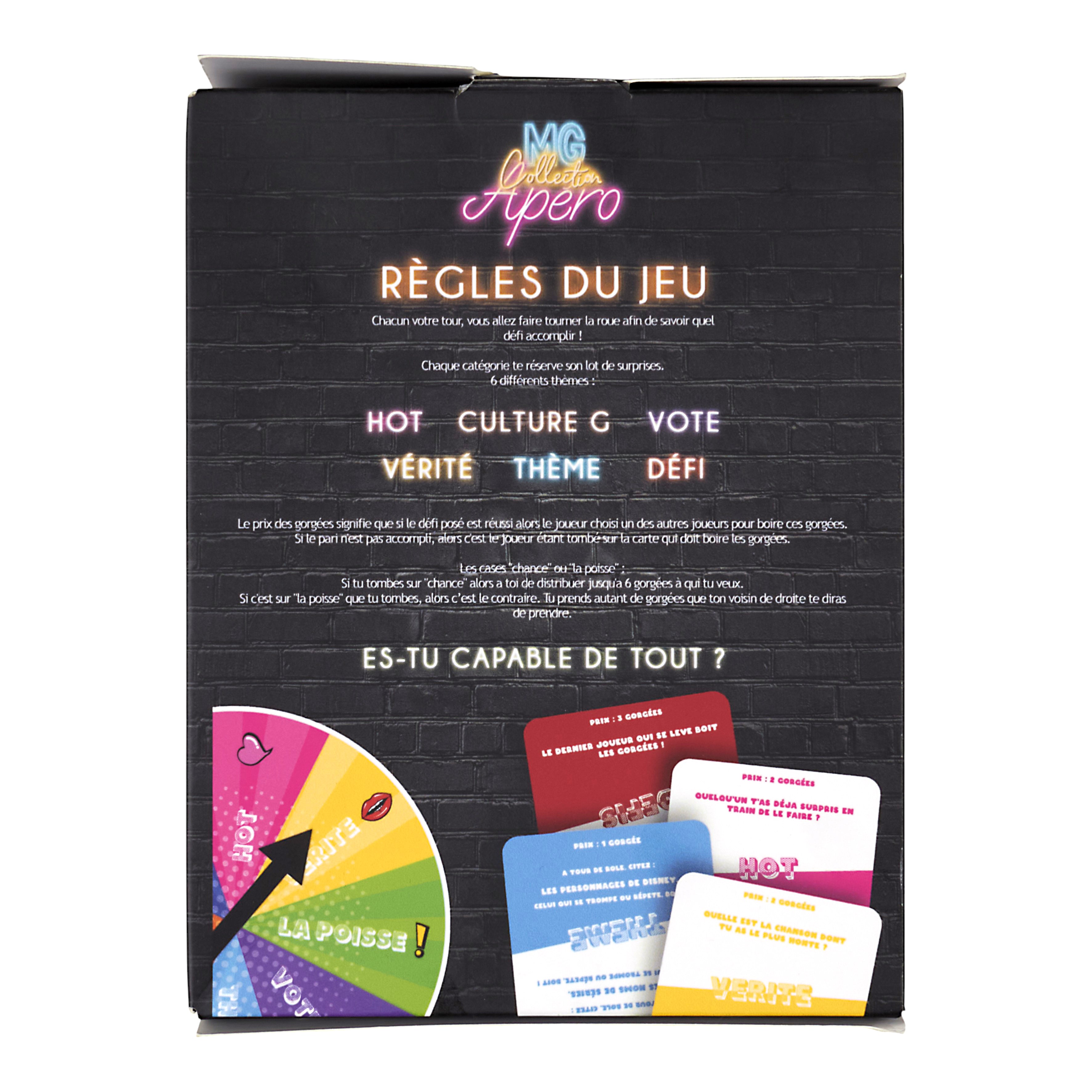 JEU A BOIRE CAP OU PAS CAP