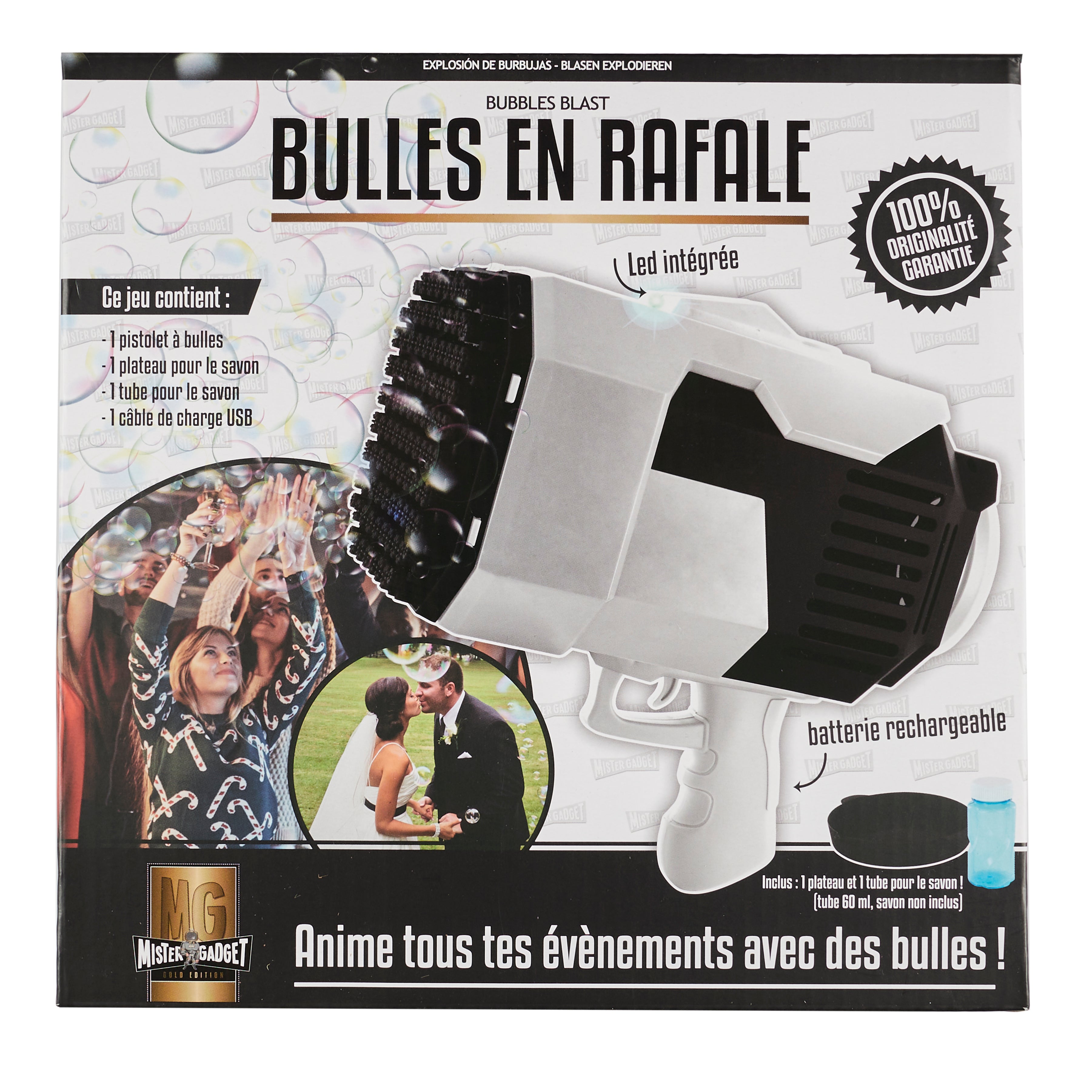 PISTOLET A BULLES 132 TROUS