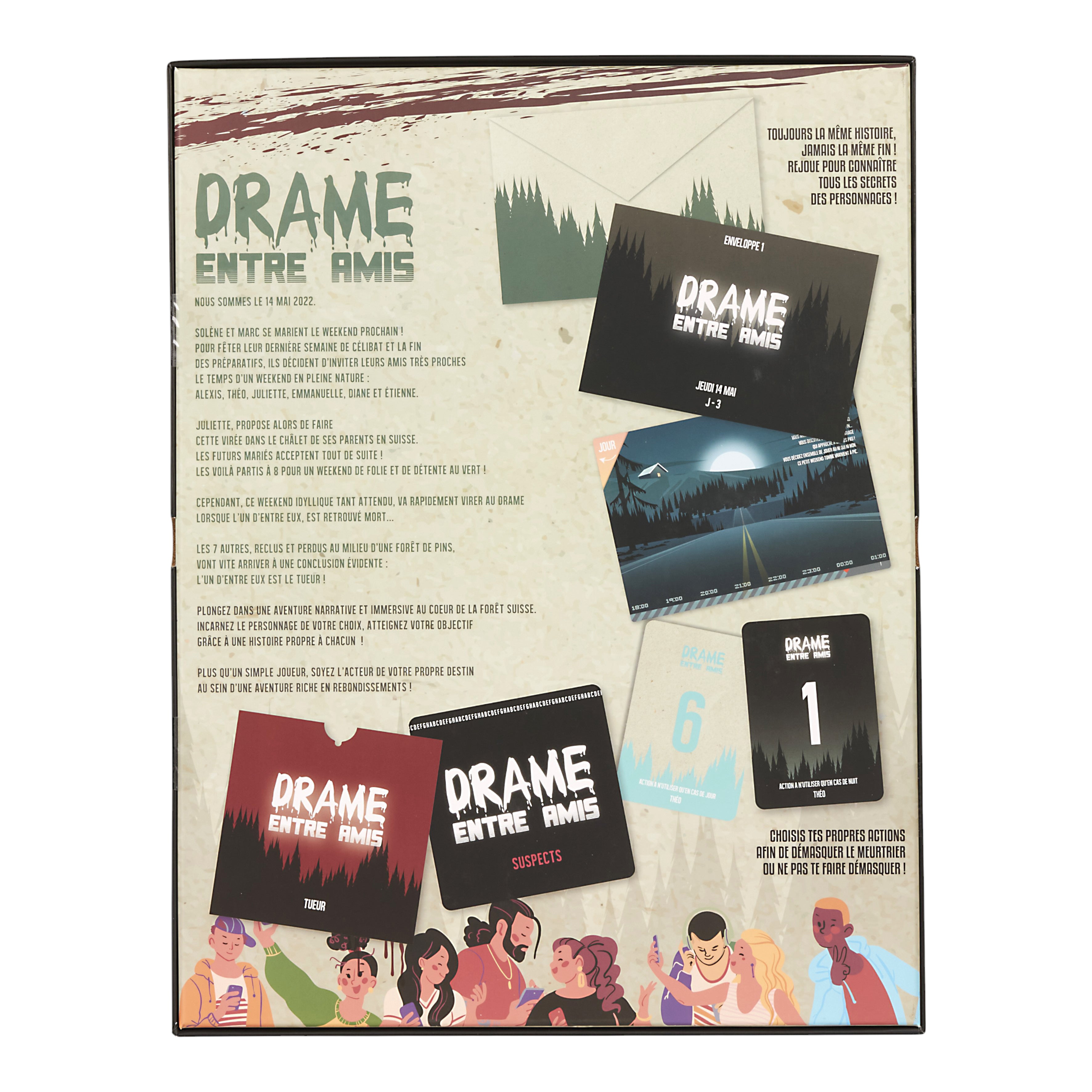 JEU ESCAPE GAME COFFRET