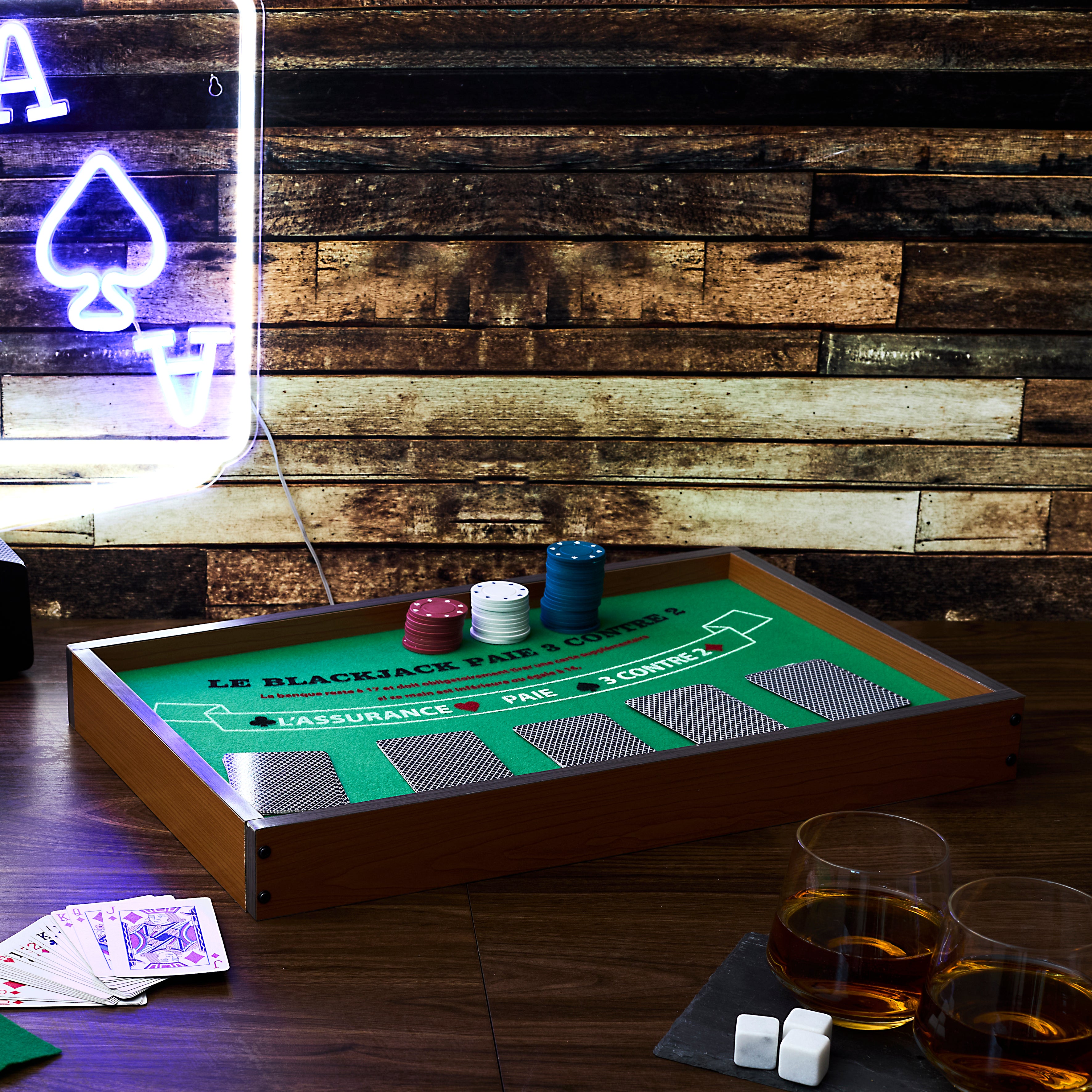 JEU DE CASINO 2EN1 BLACK JACK ET ROULETTE
