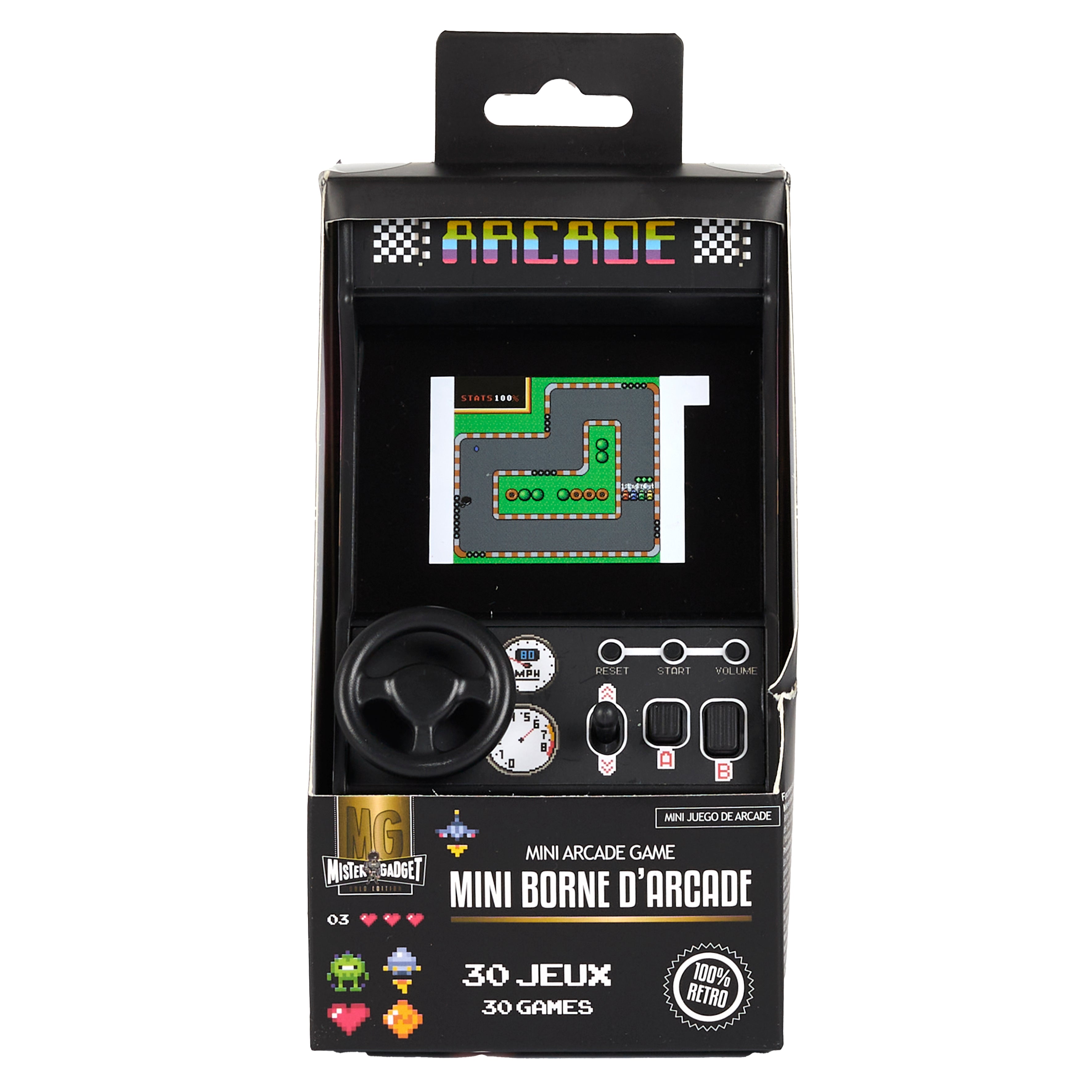JEU RETRO ARCADE CAR RACER 30 JEUX