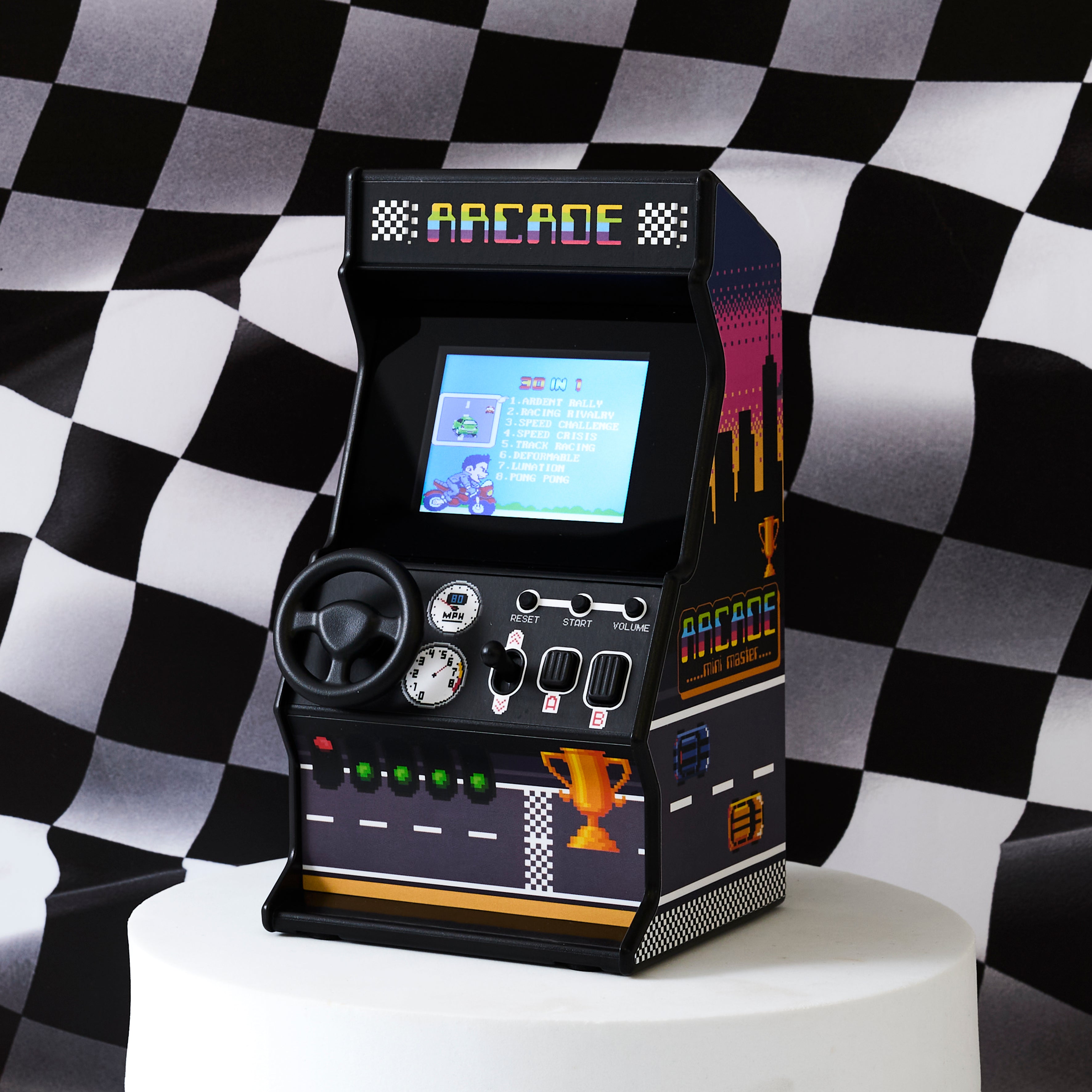 JEU RETRO ARCADE CAR RACER 30 JEUX