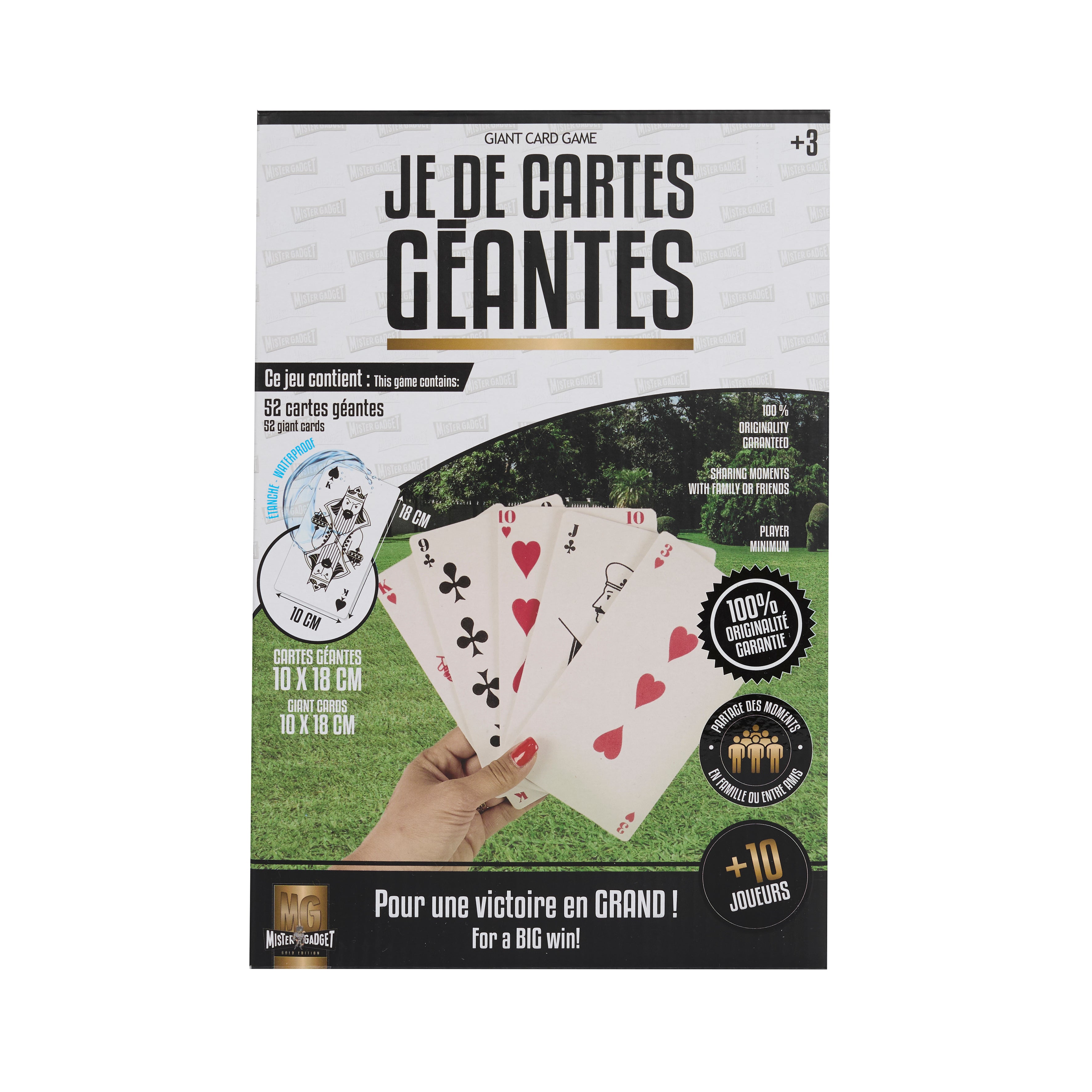 JEU DE CARTES GEANT