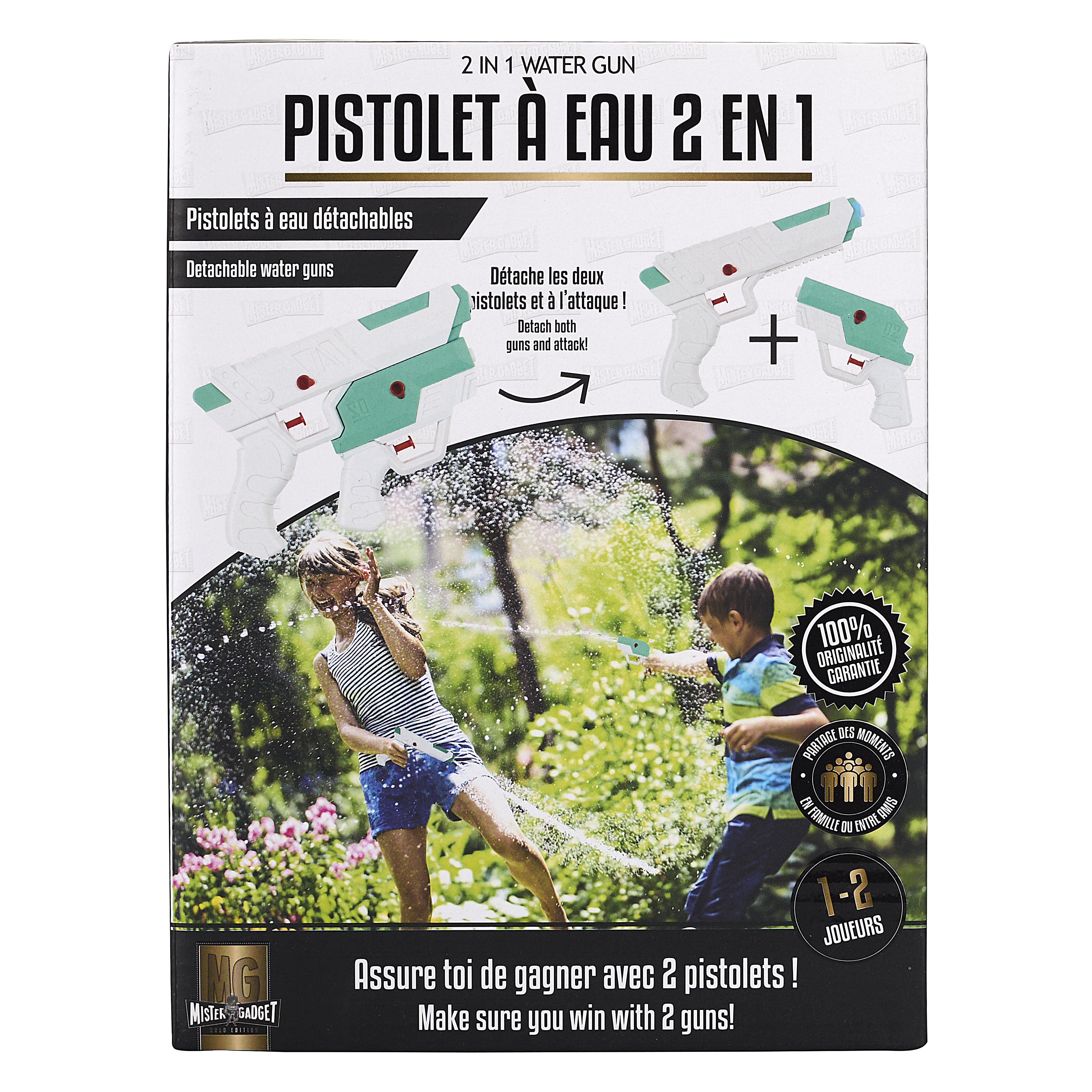PISTOLET X2 A EAU 2 EN 1