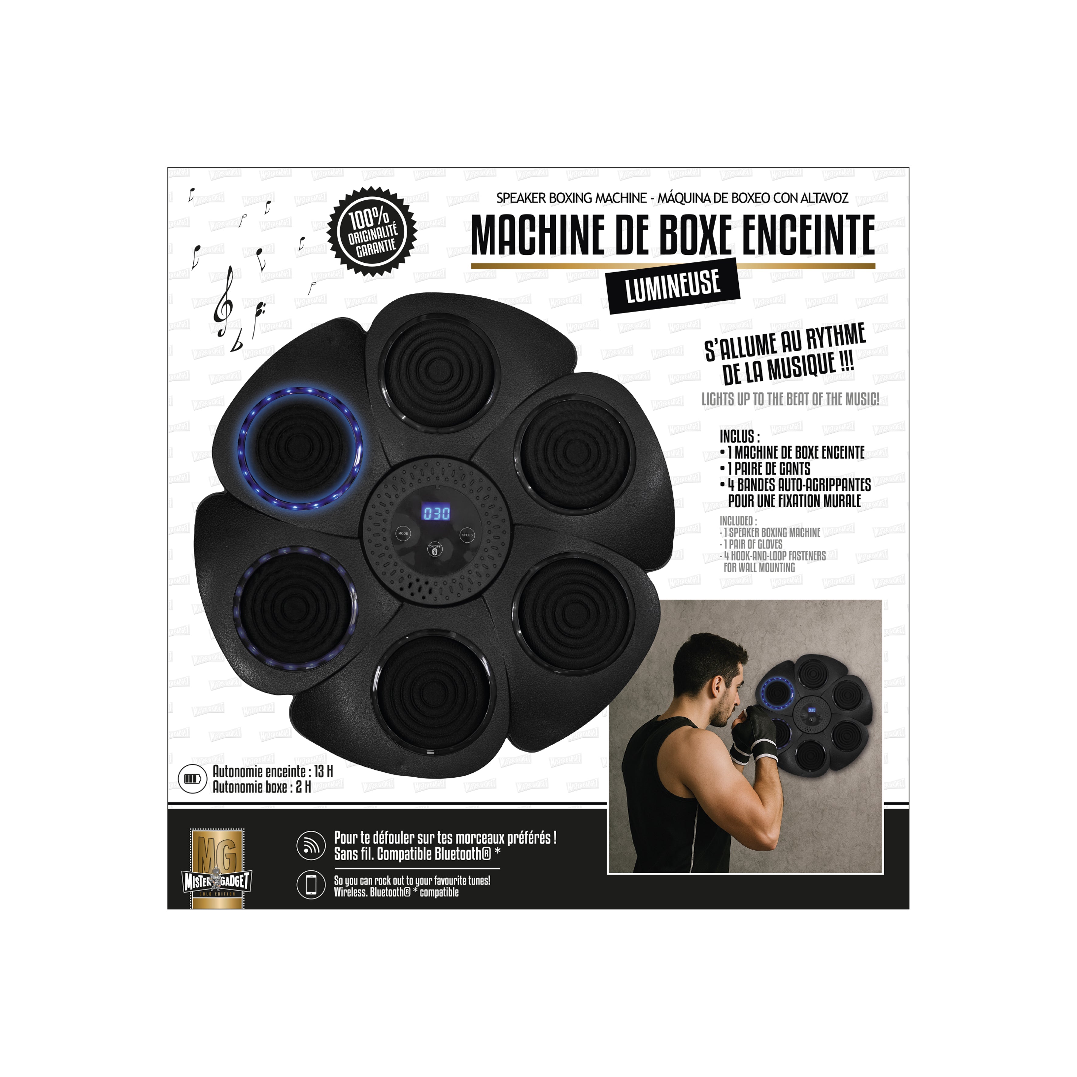 MACHINE DE BOXE A ENCEINTE