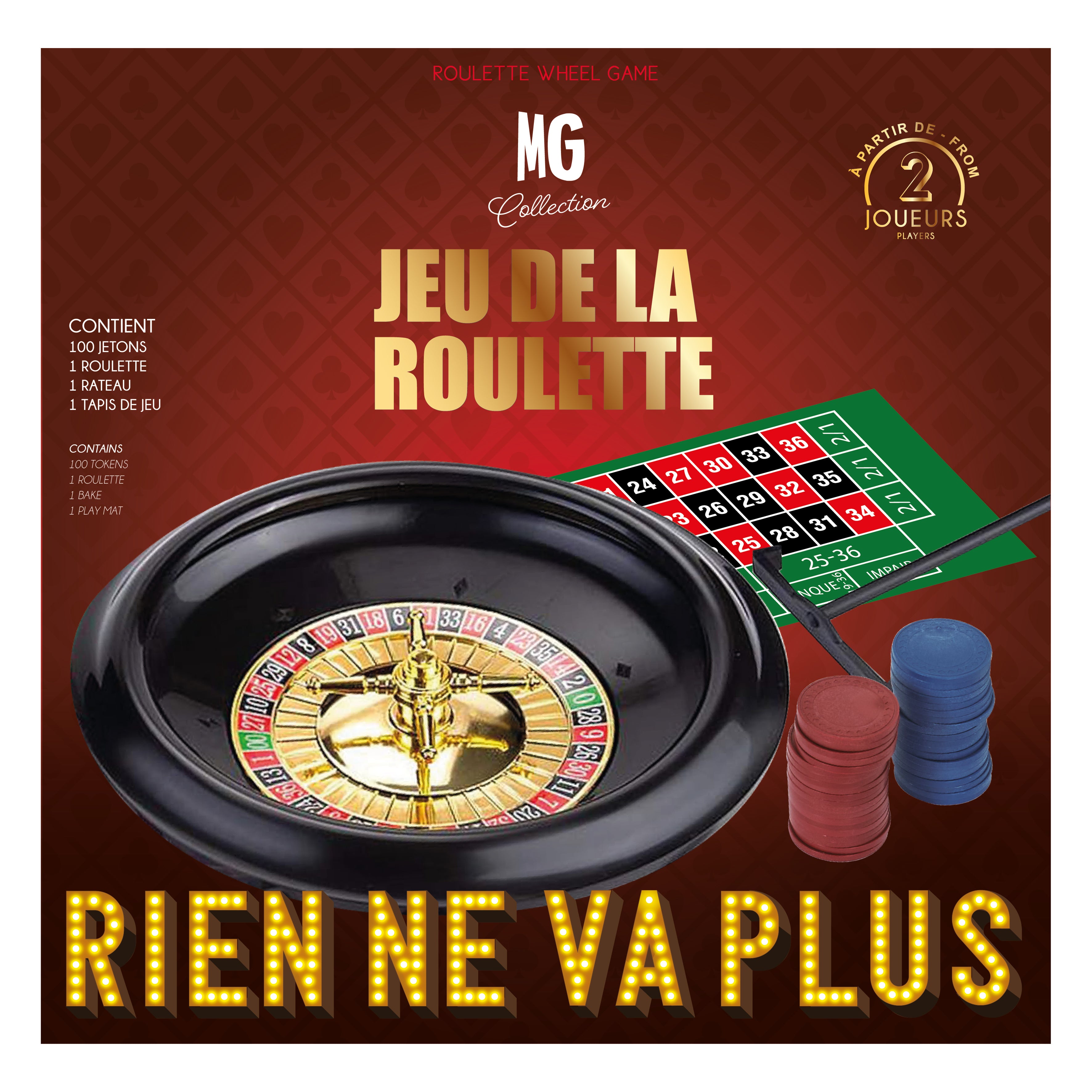 JEU DE LA ROULETTE CASINO