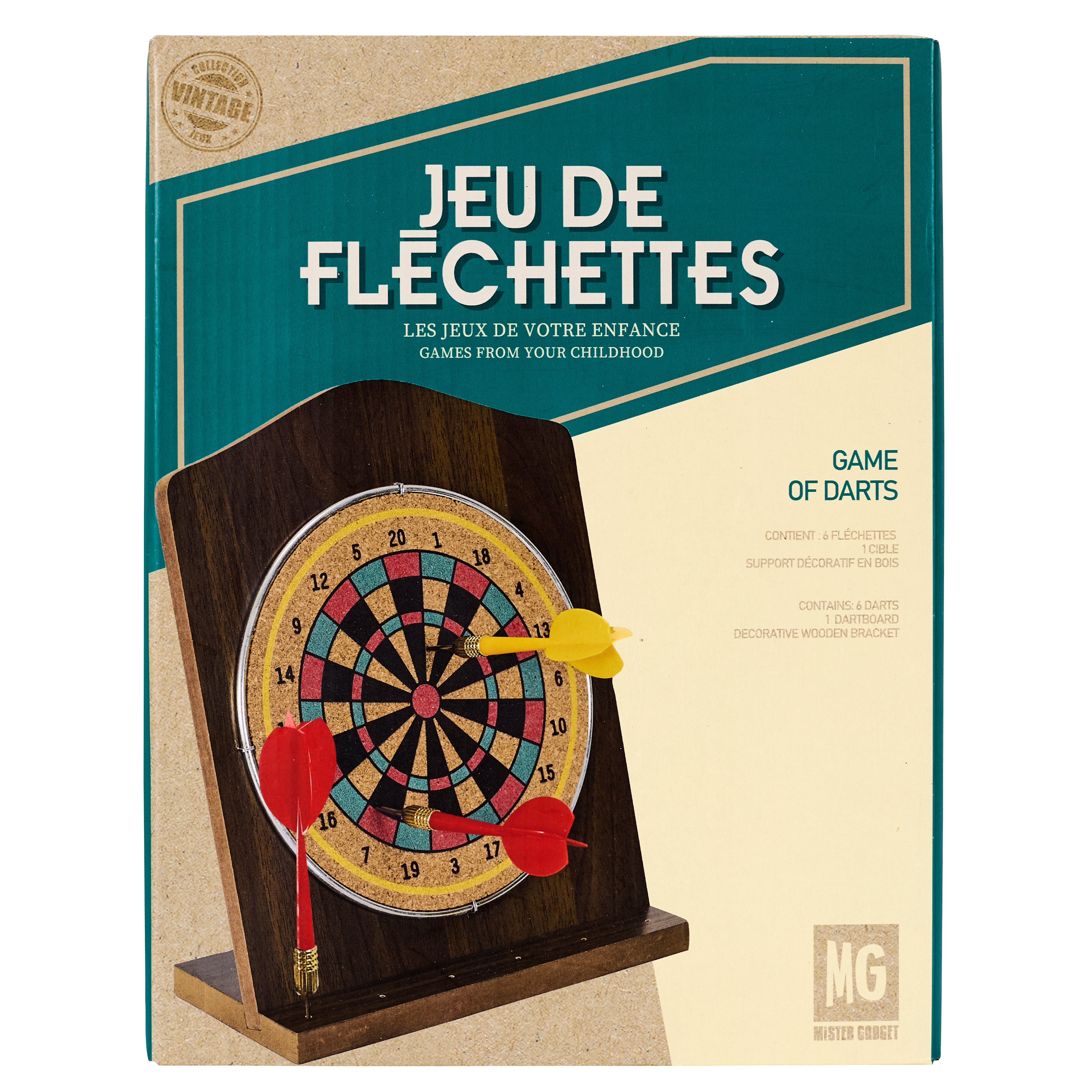 JEU DE FLECHETTE EN BOIS