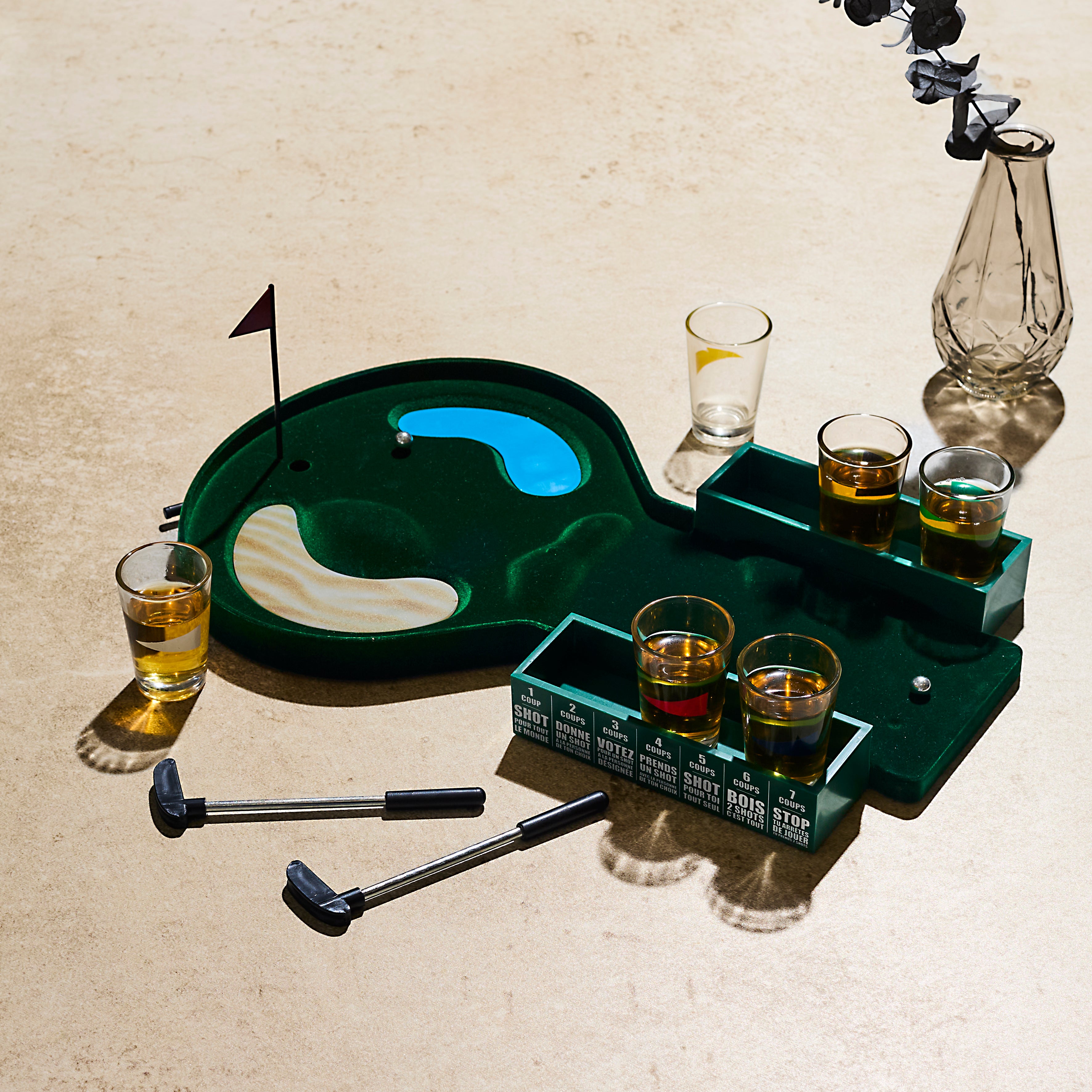 JEU DU MINI GOLF A BOIRE