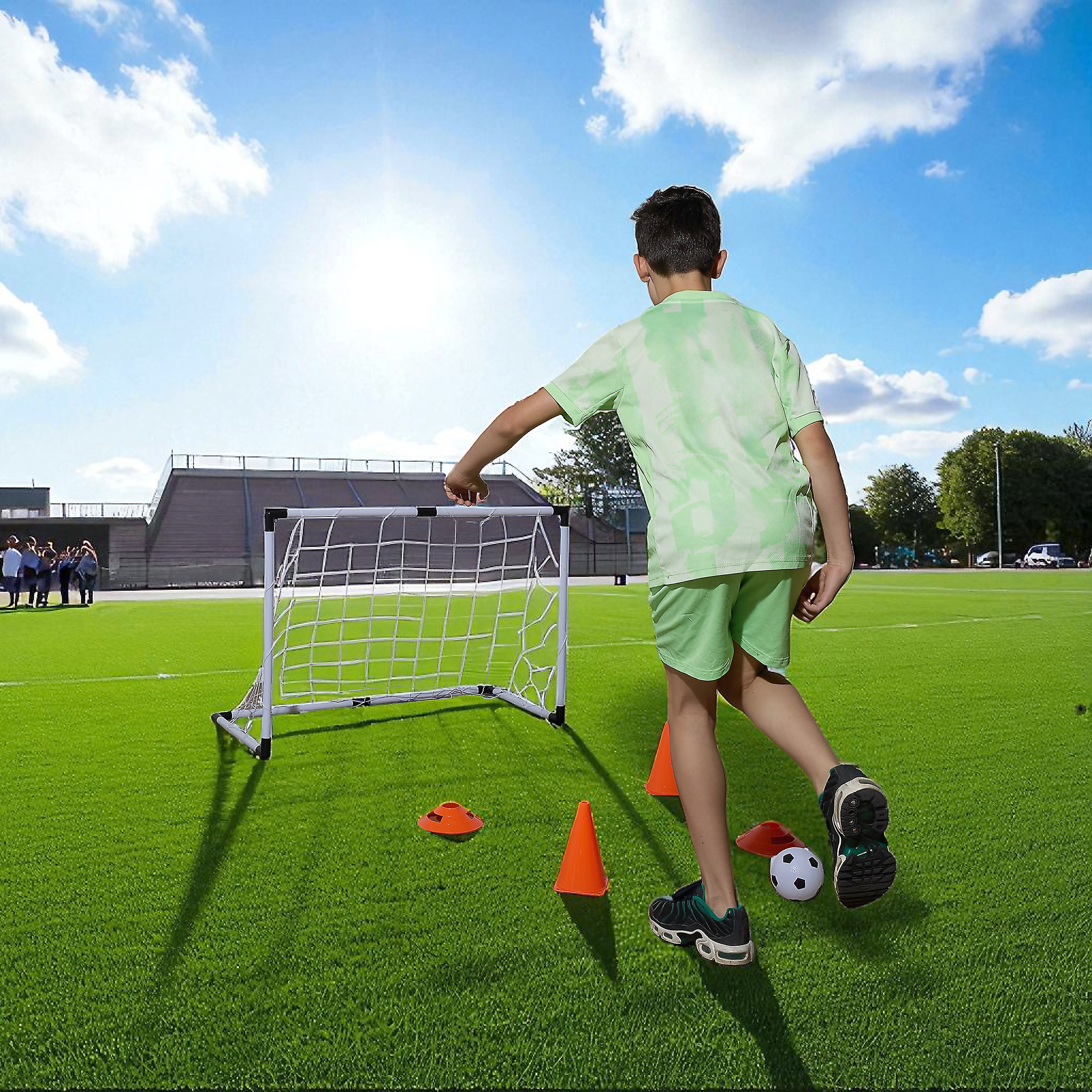 KIT CAGE DE FOOT AVEC PLOTS X4 ET ACCESOIRES