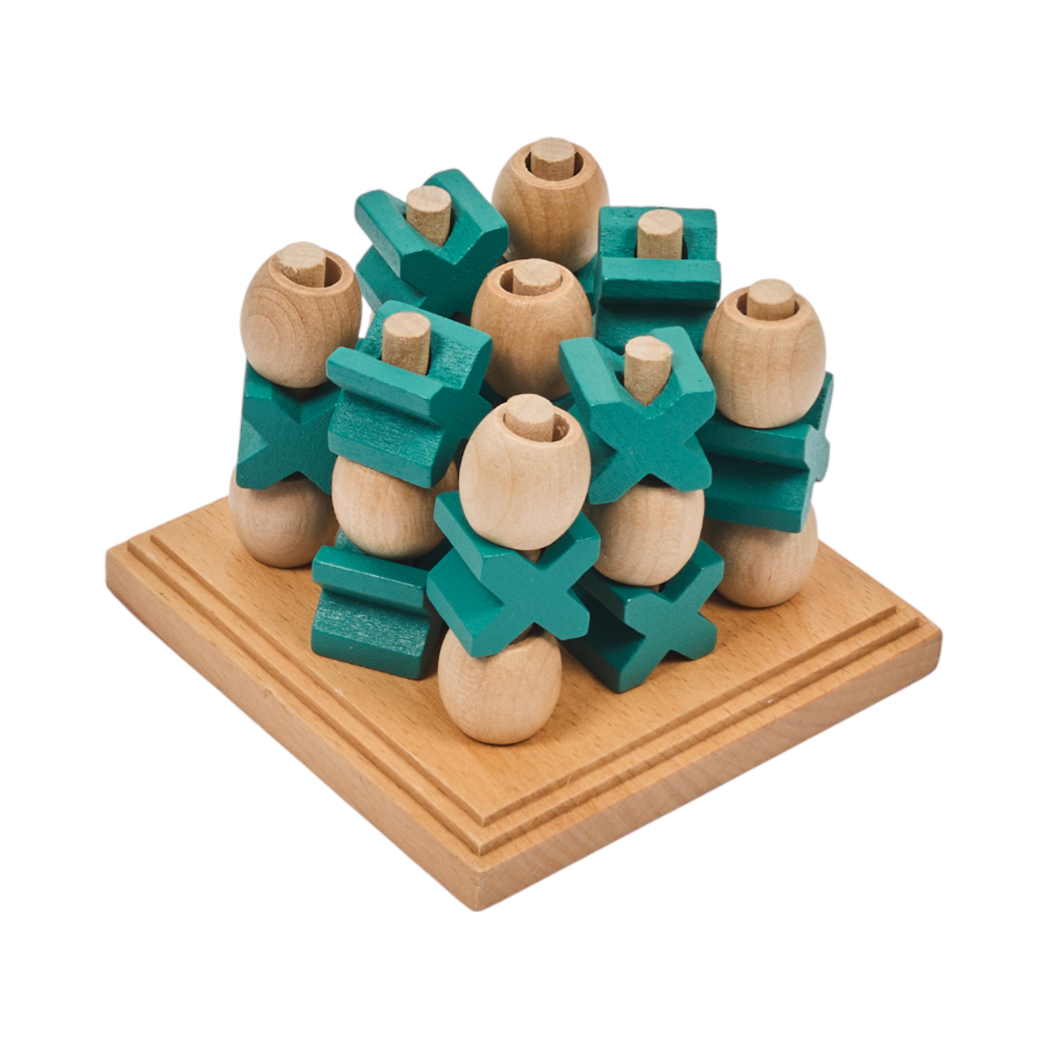 JEU DU TIC TAC TOE 3D EN BOIS