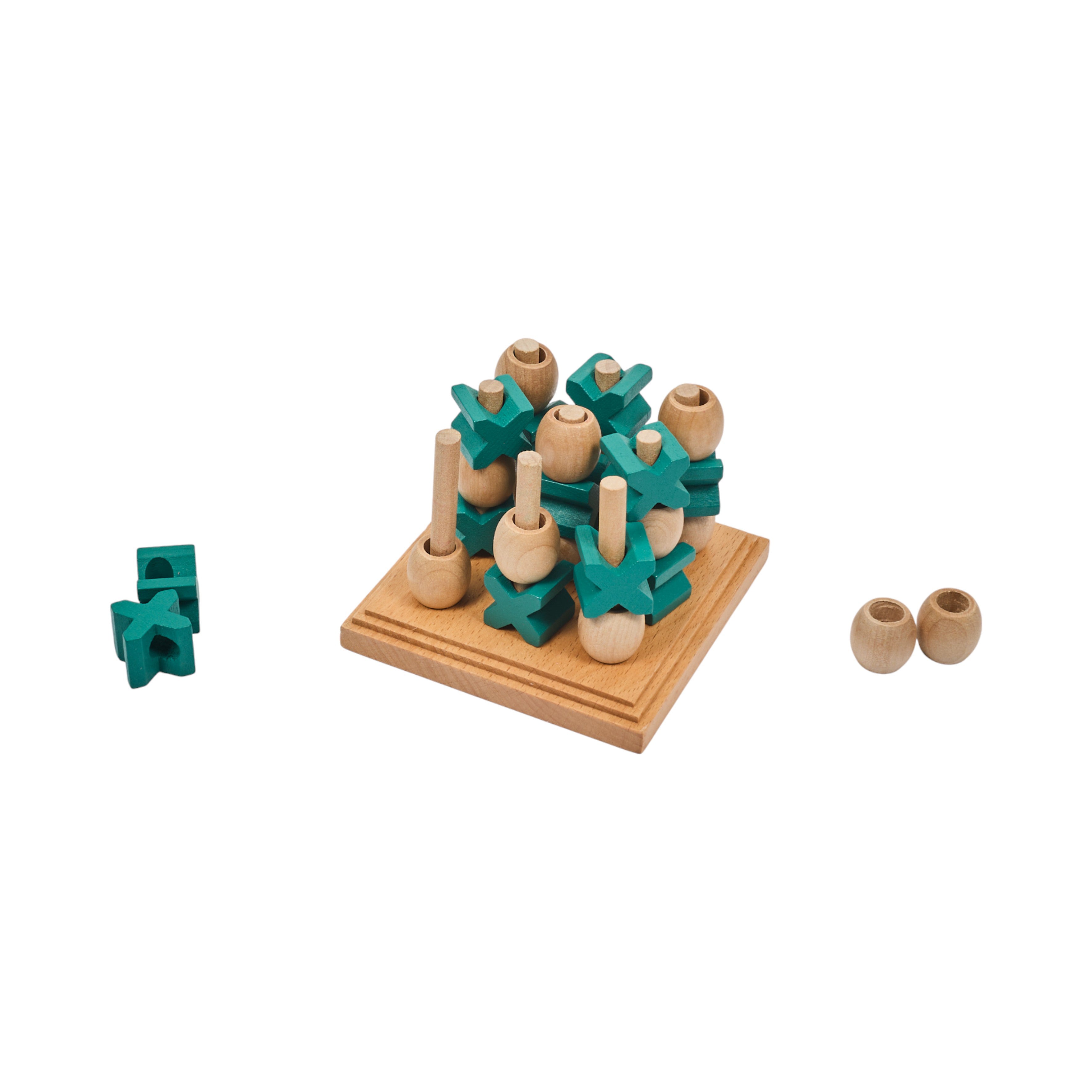 JEU DU TIC TAC TOE 3D EN BOIS