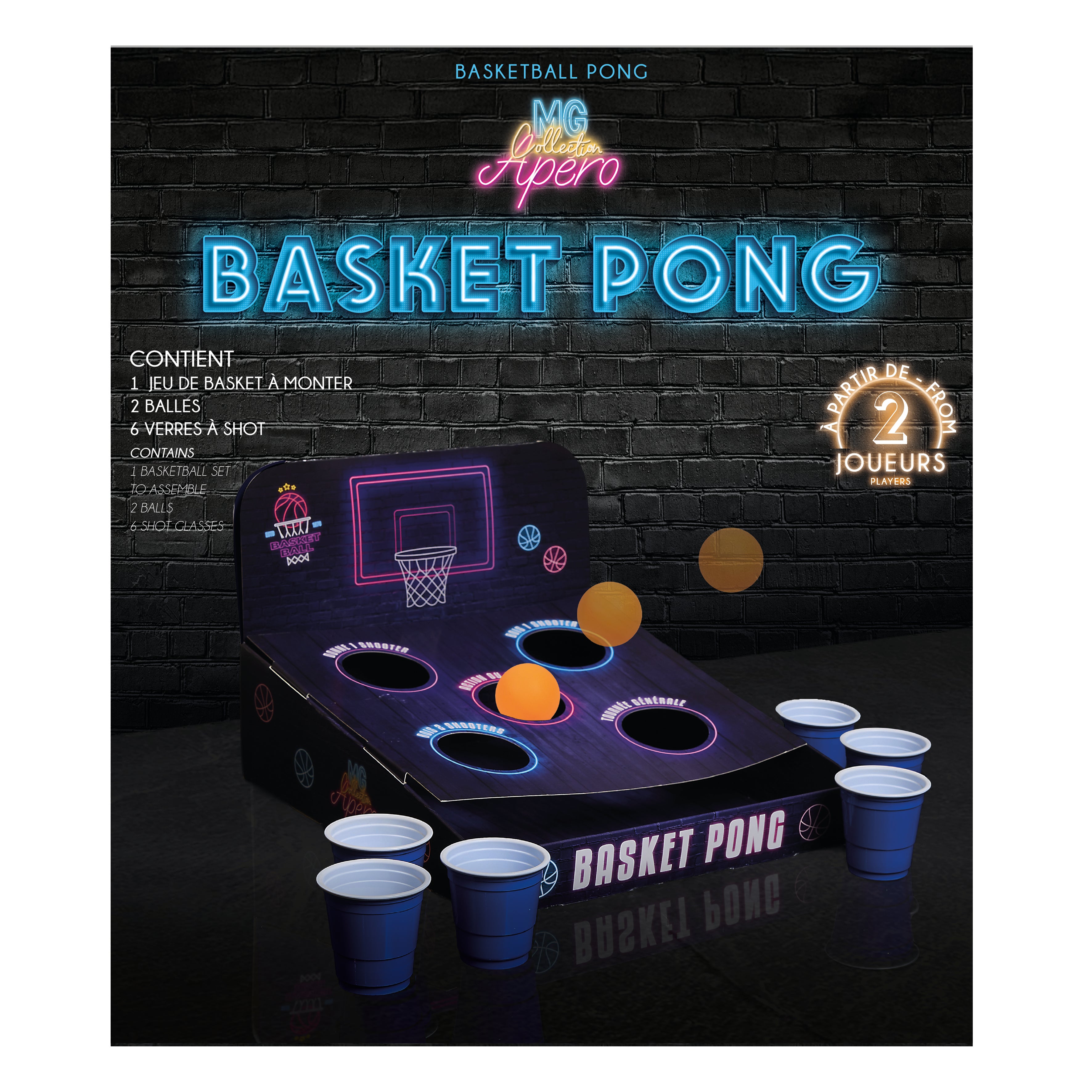 JEU A BOIRE BASKET PONG