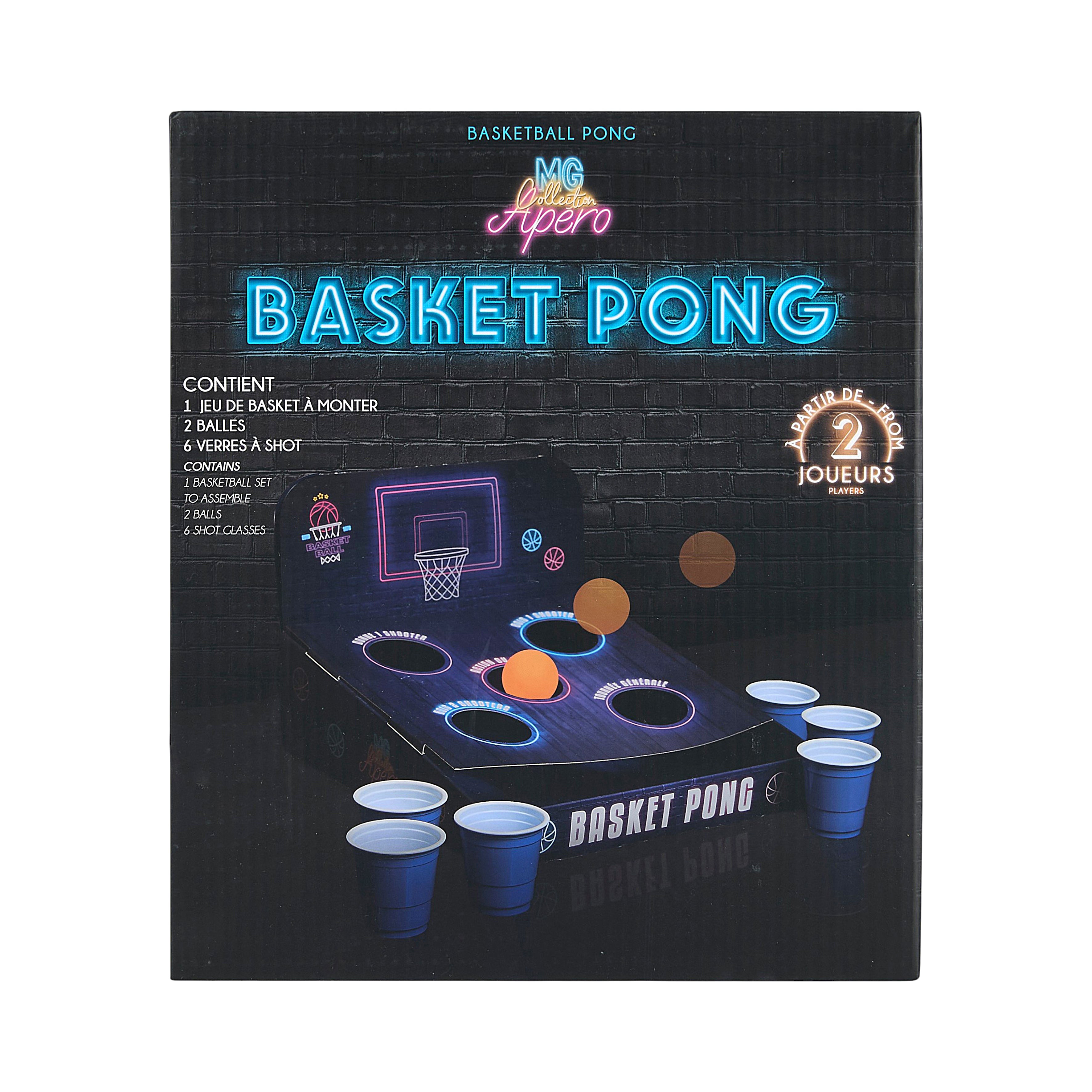 JEU A BOIRE BASKET PONG