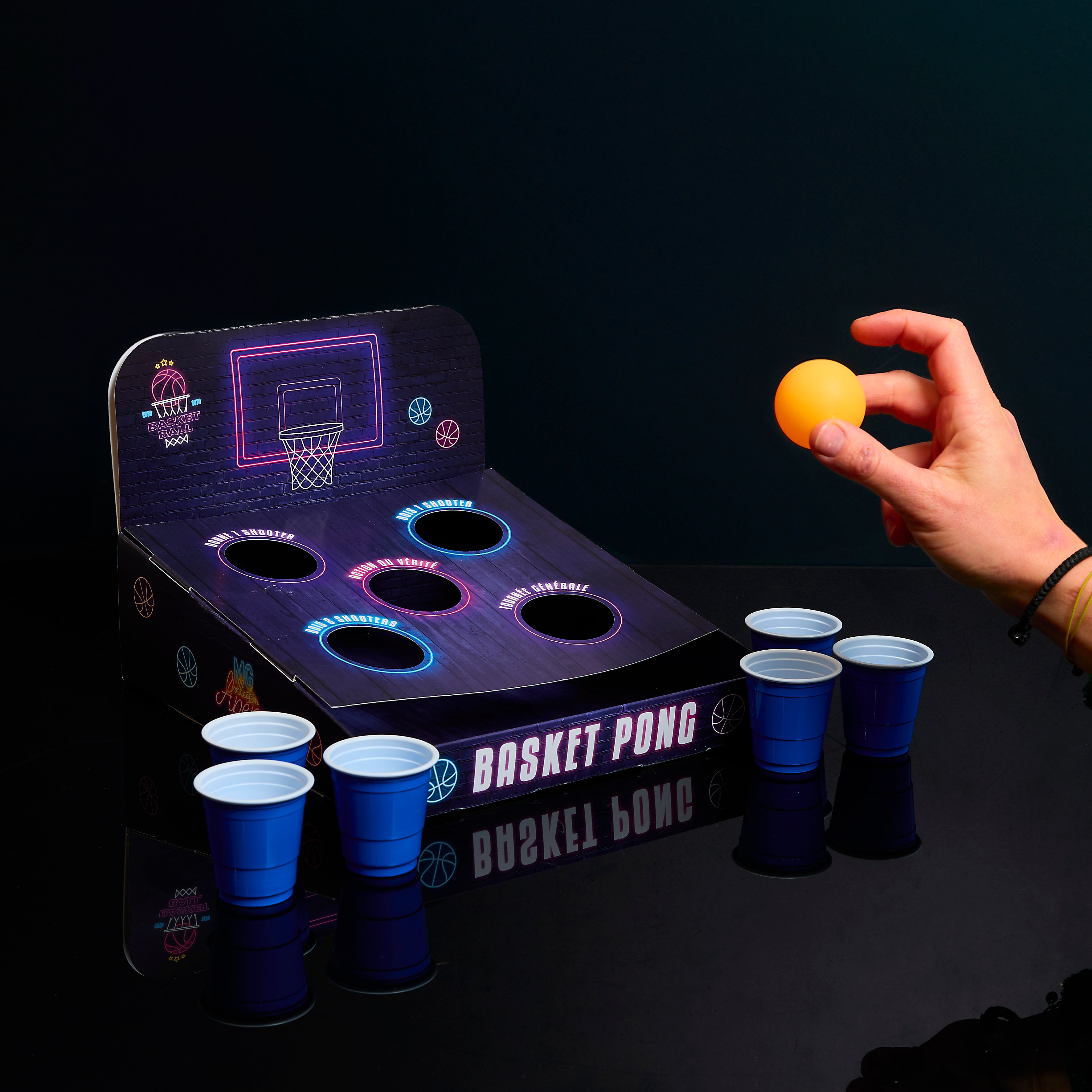 JEU A BOIRE BASKET PONG