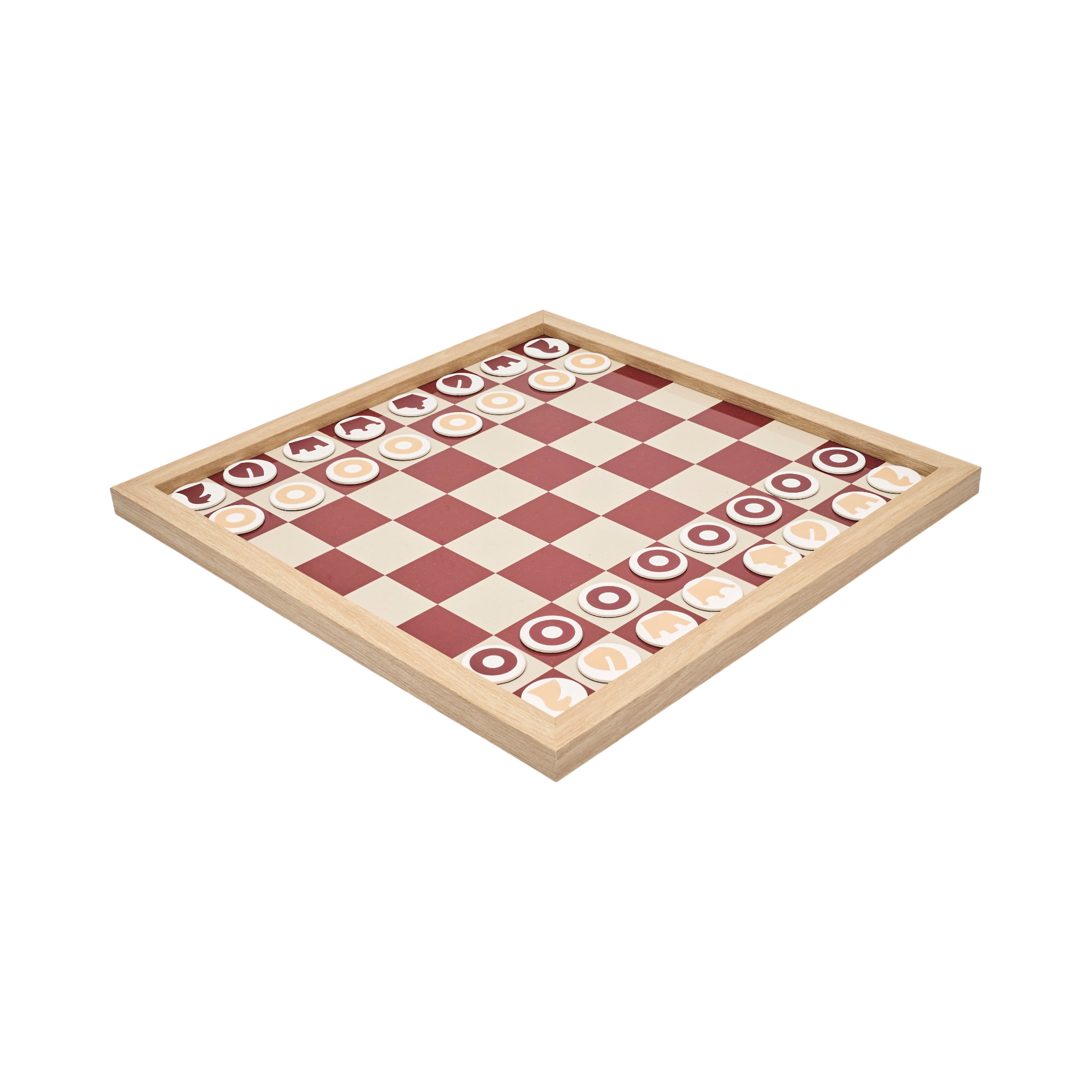 JEU D ECHECS MURAL EN BOIS