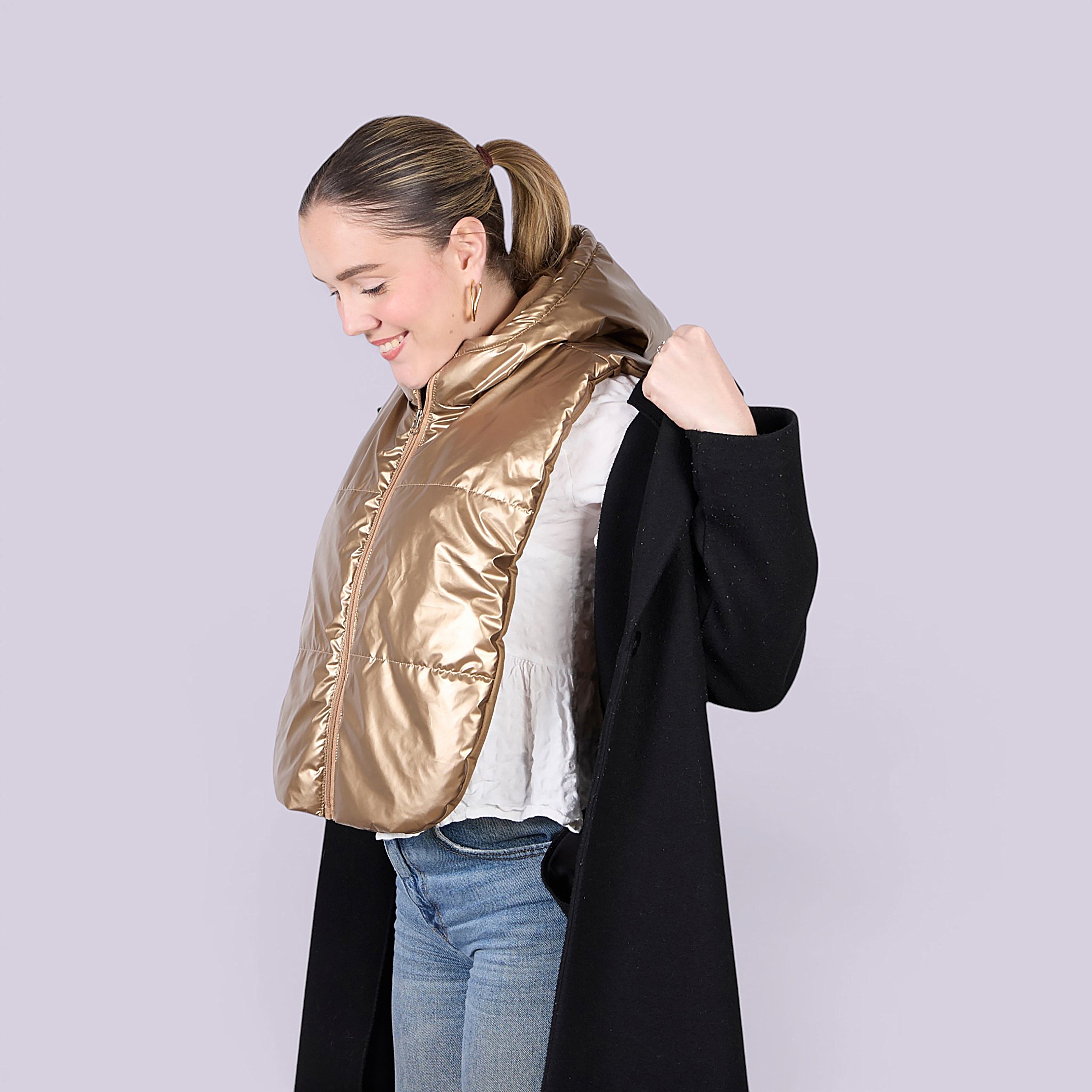 CAPUCHE DOUDOUNE BEIGE