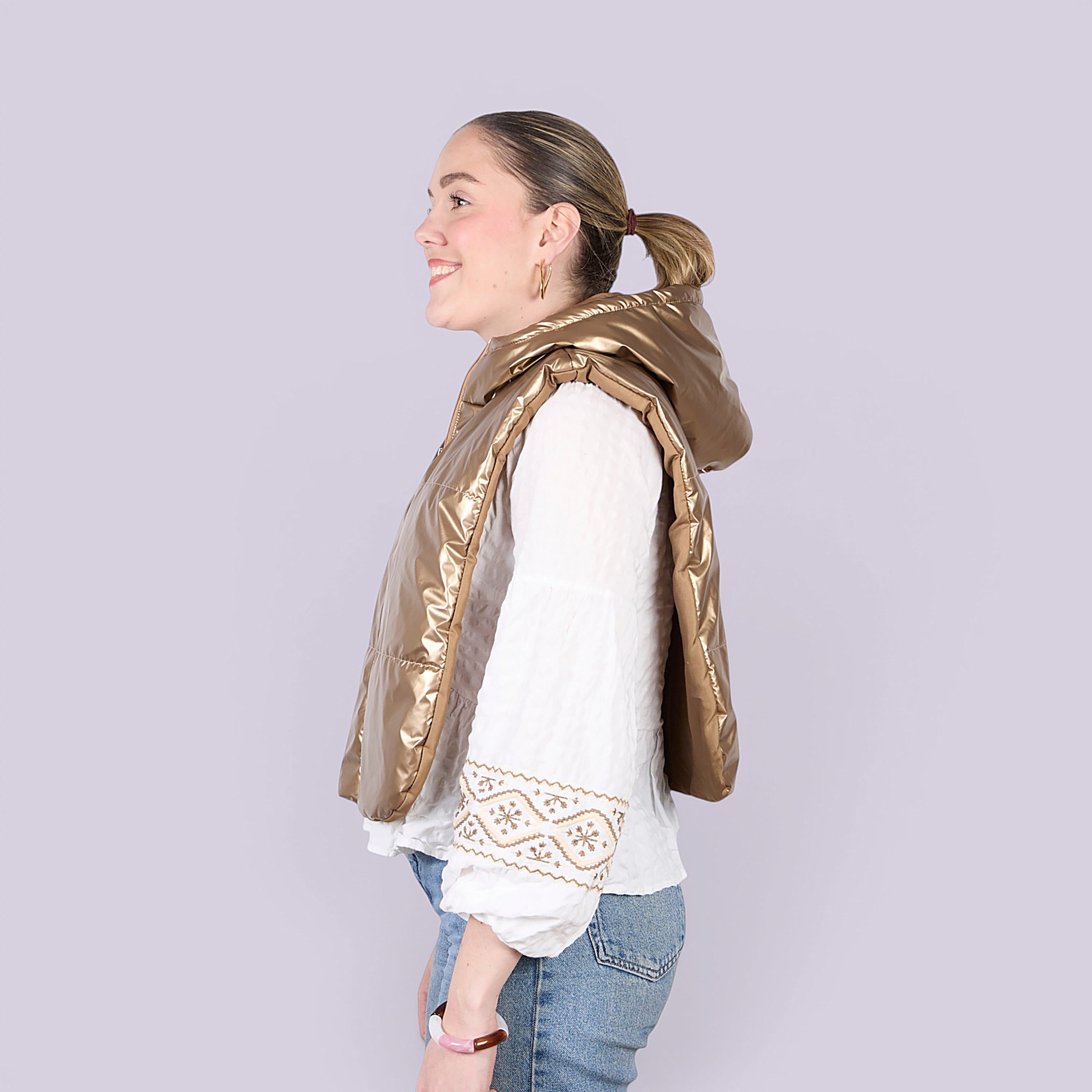 CAPUCHE DOUDOUNE BEIGE