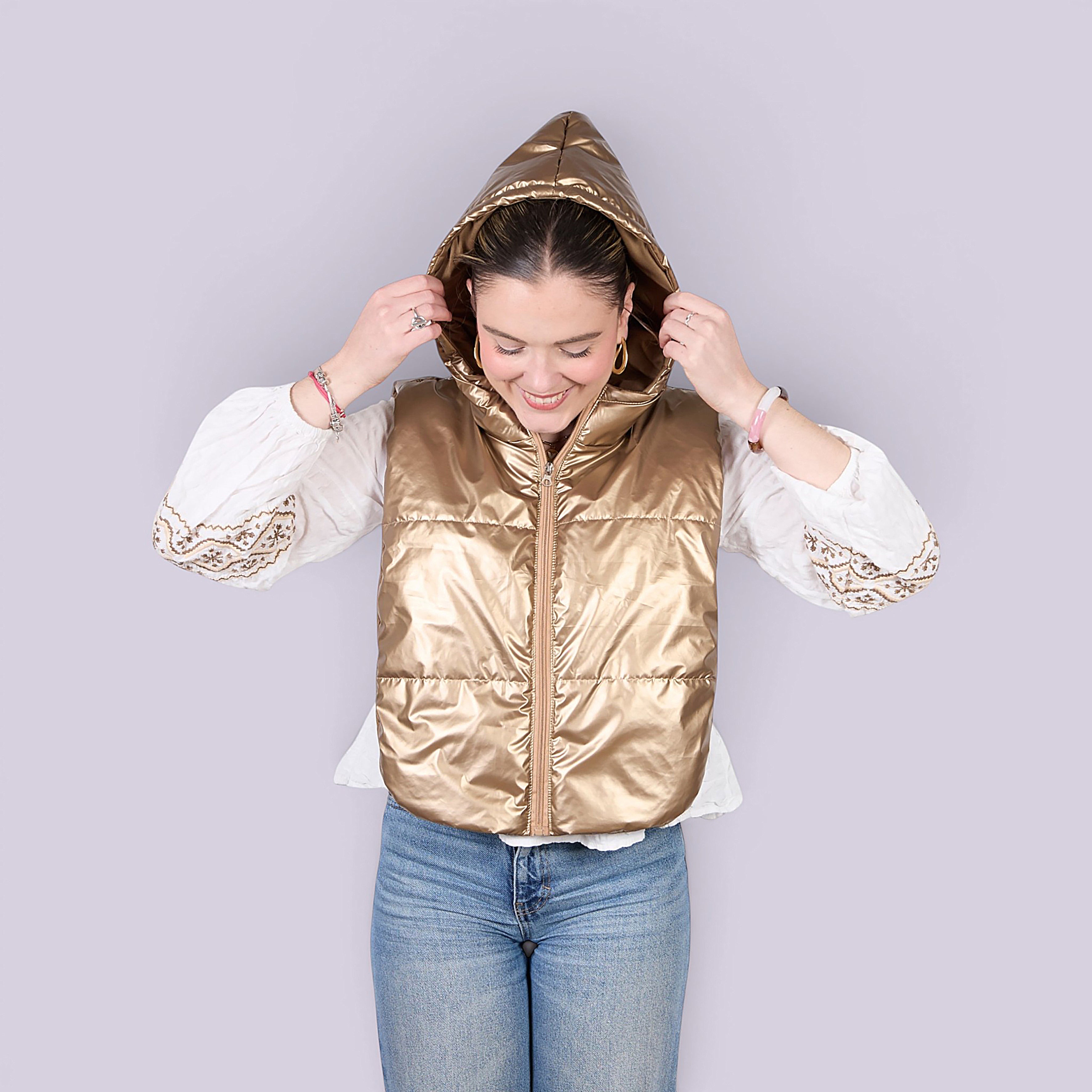 CAPUCHE DOUDOUNE BEIGE