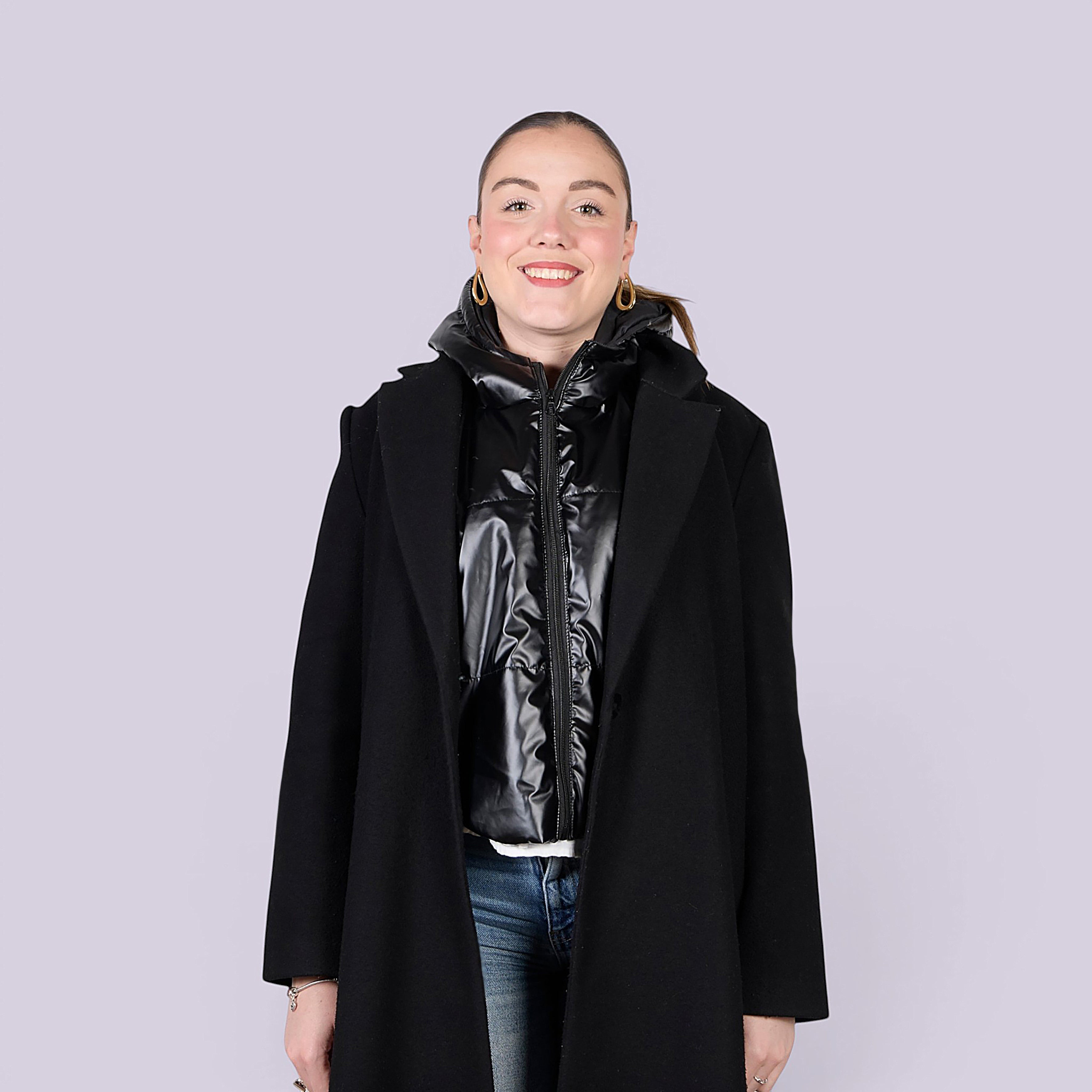 CAPUCHE DOUDOUNE NOIR