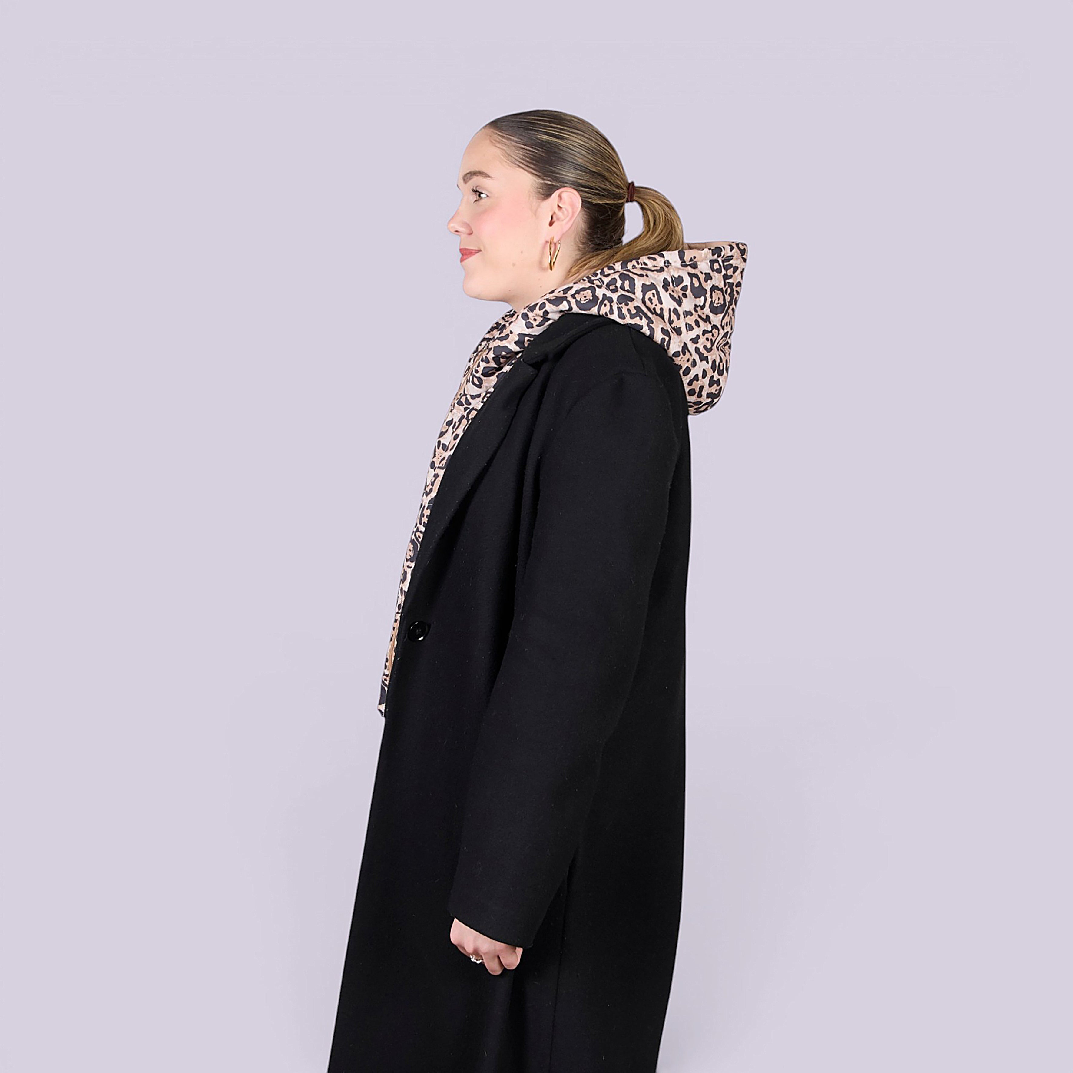 CAPUCHE DOUDOUNE LEOPARD