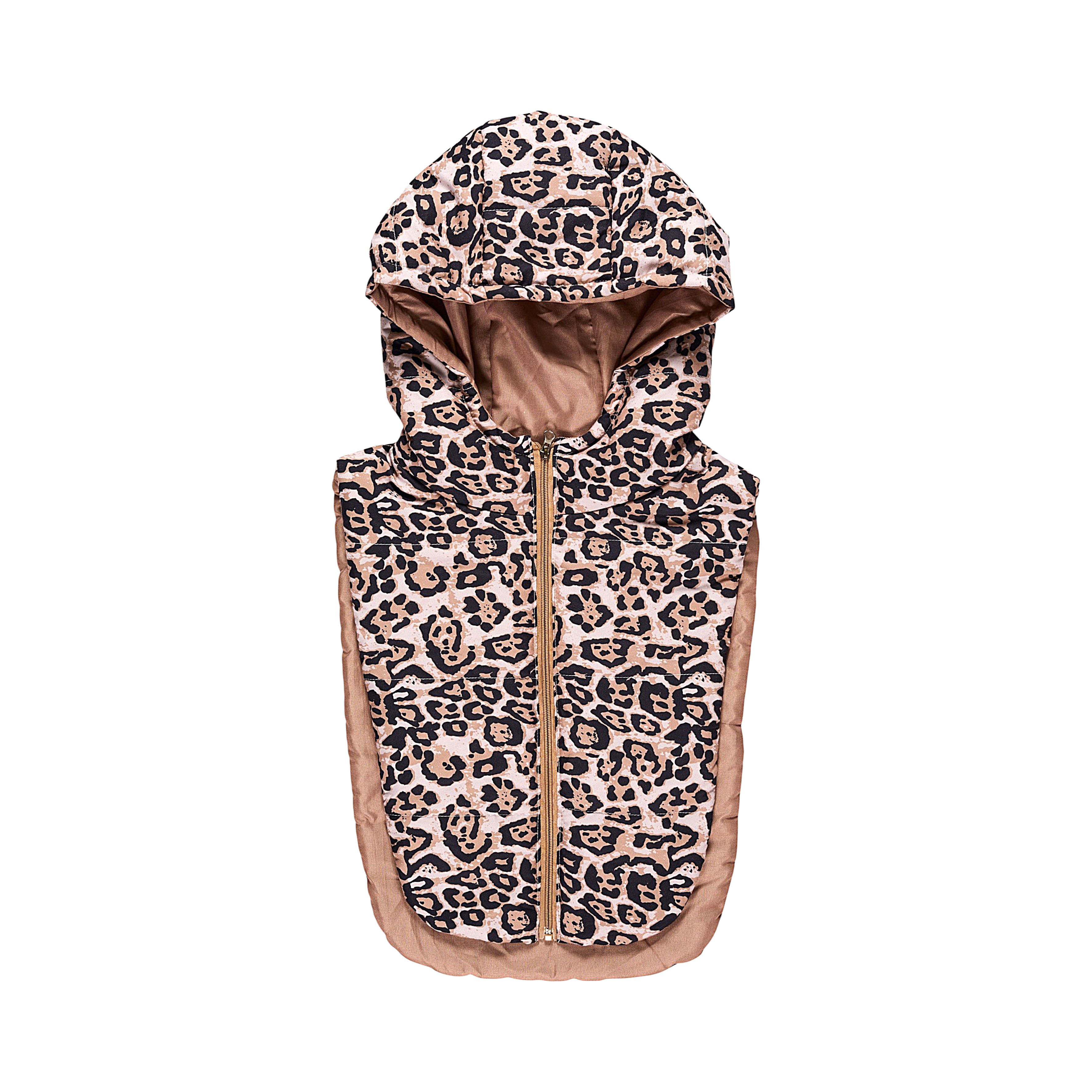 CAPUCHE DOUDOUNE LEOPARD