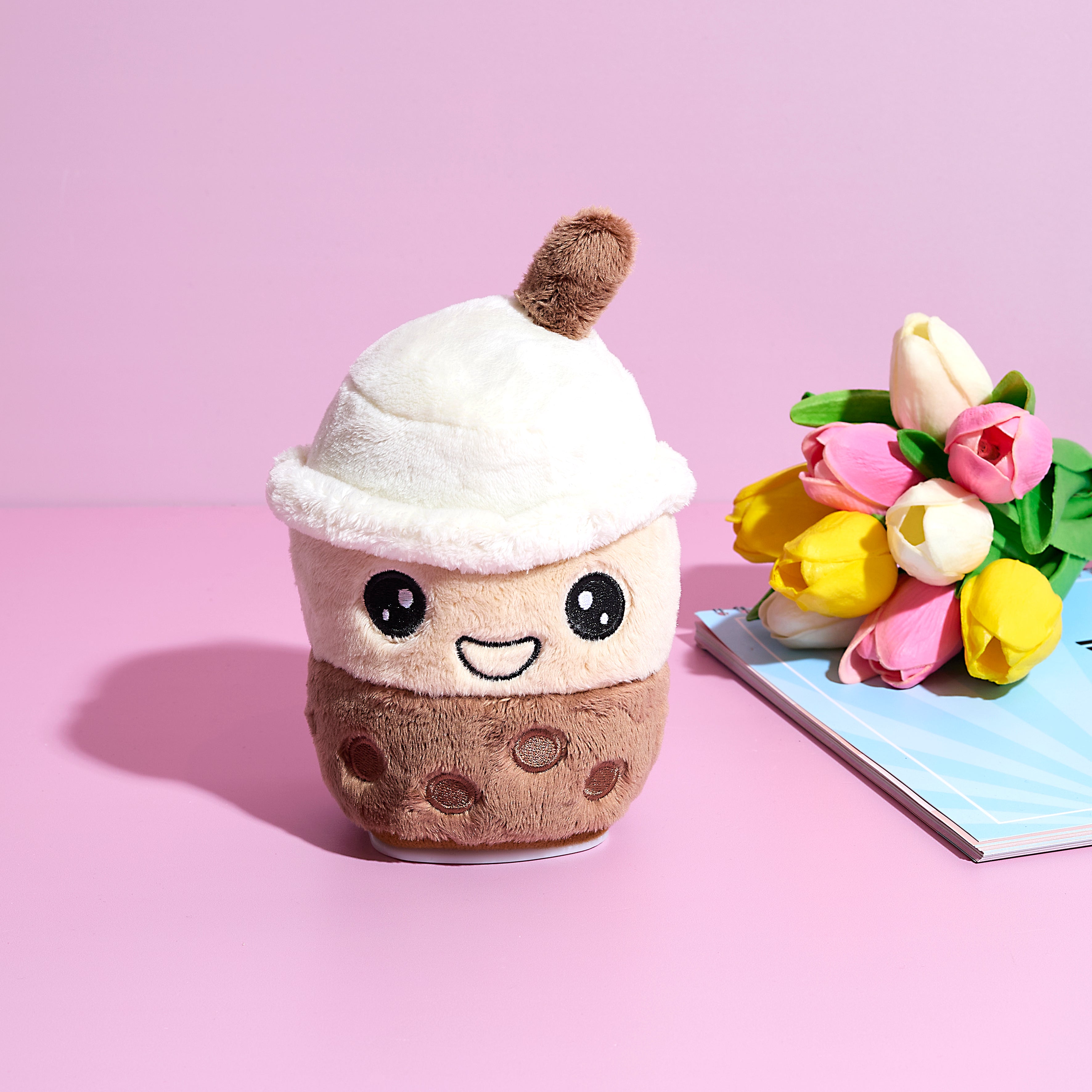PELUCHE BUBBLE TEA PARLANT ANIME KAWAII