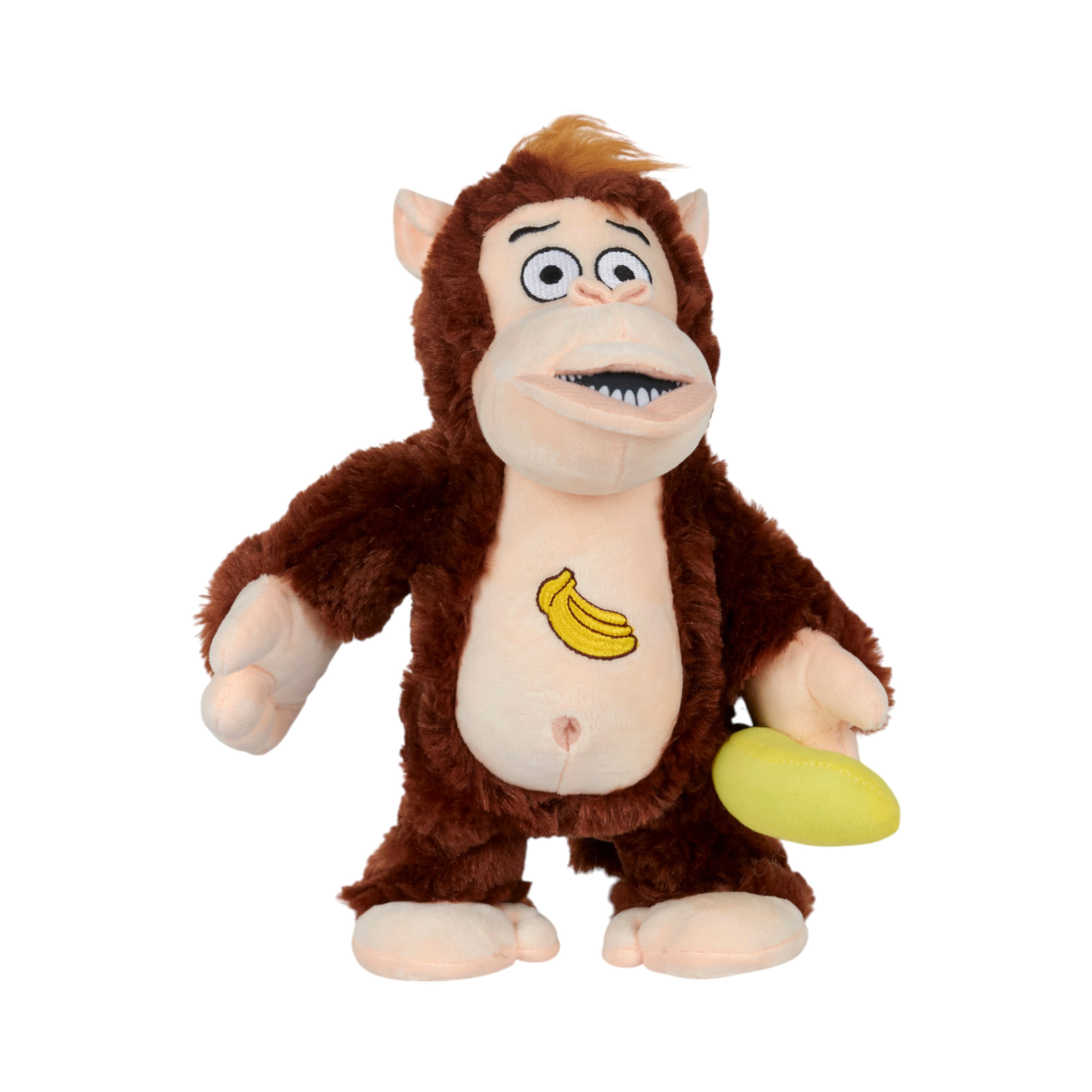 PELUCHE ANIMEE SINGE CRAZY KONG BANANE A PILES